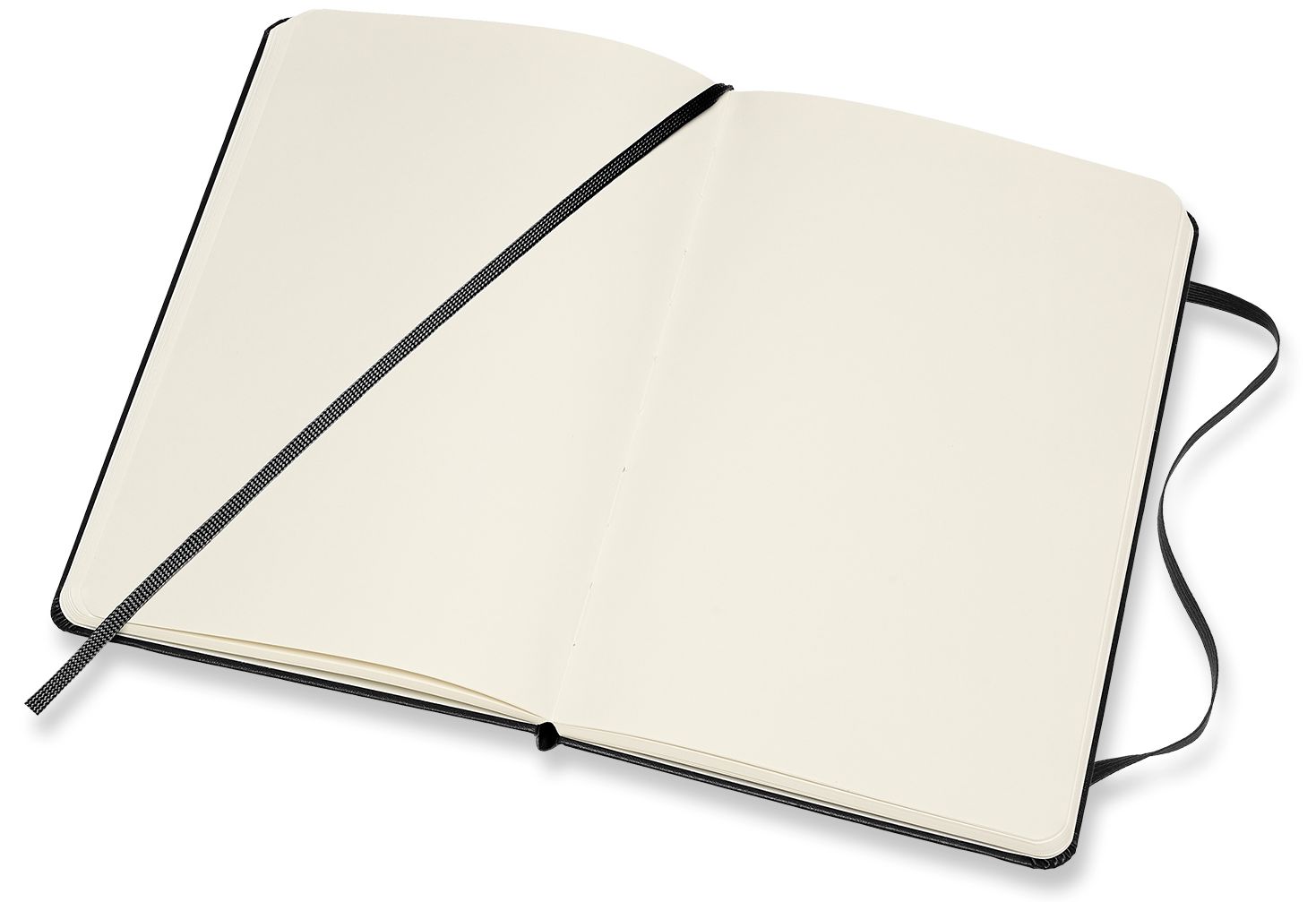 Moleskine Classic Notebook, Medium, Plain, Black, Hard Cover (4.5 x 7)