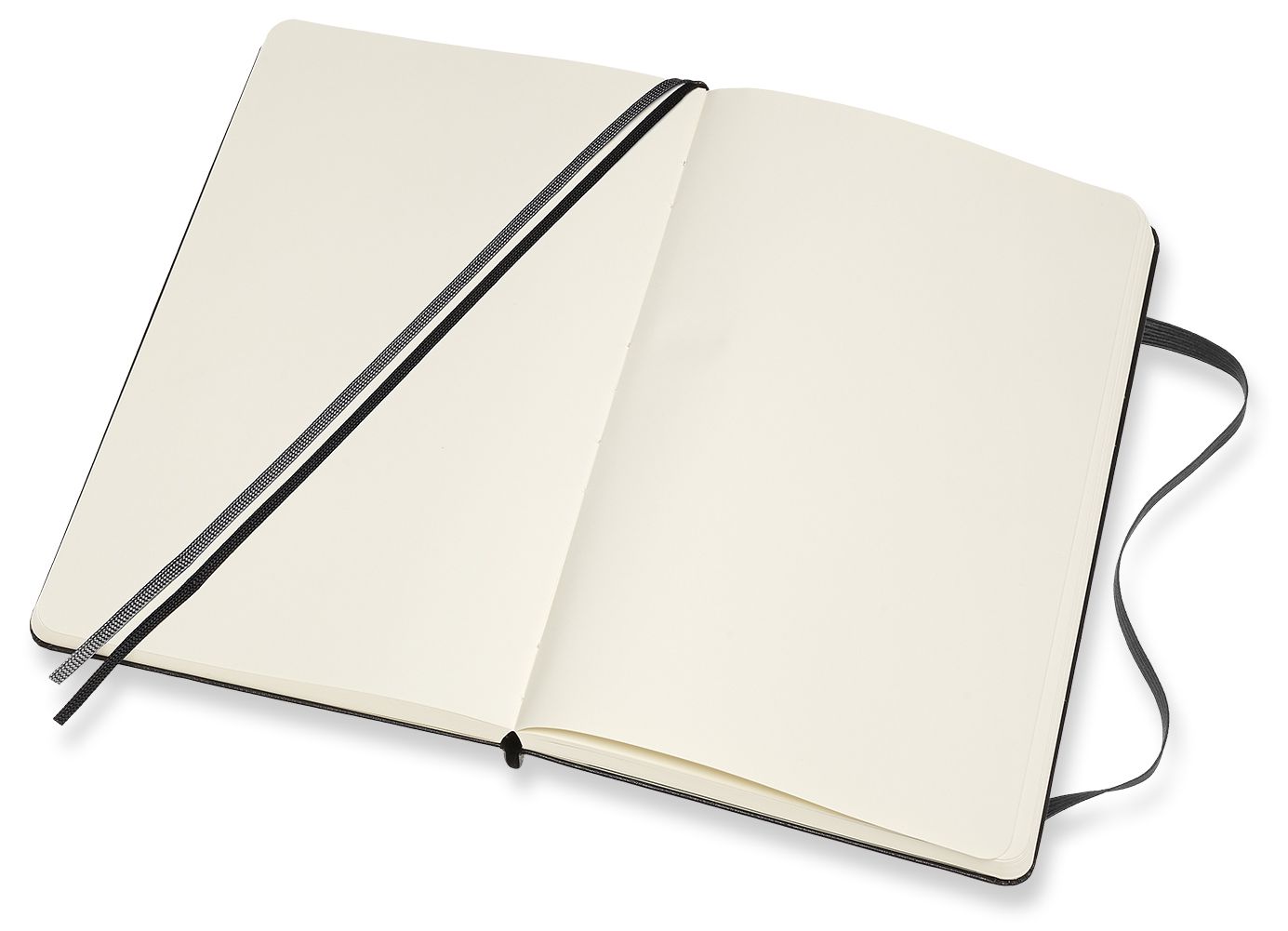 Moleskine Notebook, Expanded Large, Plain, Black, Hard Cover (5 x 8.25)