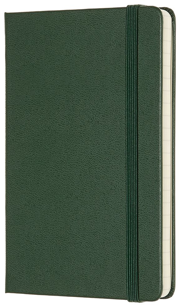 Moleskine Classic Notebook, Pocket, Ruled, Myrtle Green, Hard Cover (3.5 x 5.5)