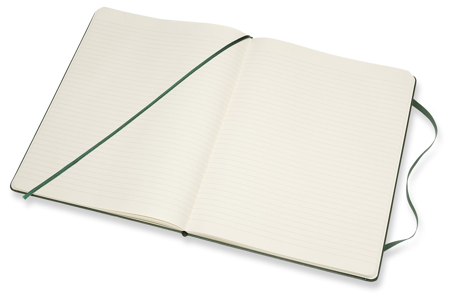 Moleskine Classic Notebook, Extra Large, Ruled, Myrtle Green, Hard Cover (7.5 x 9.75)