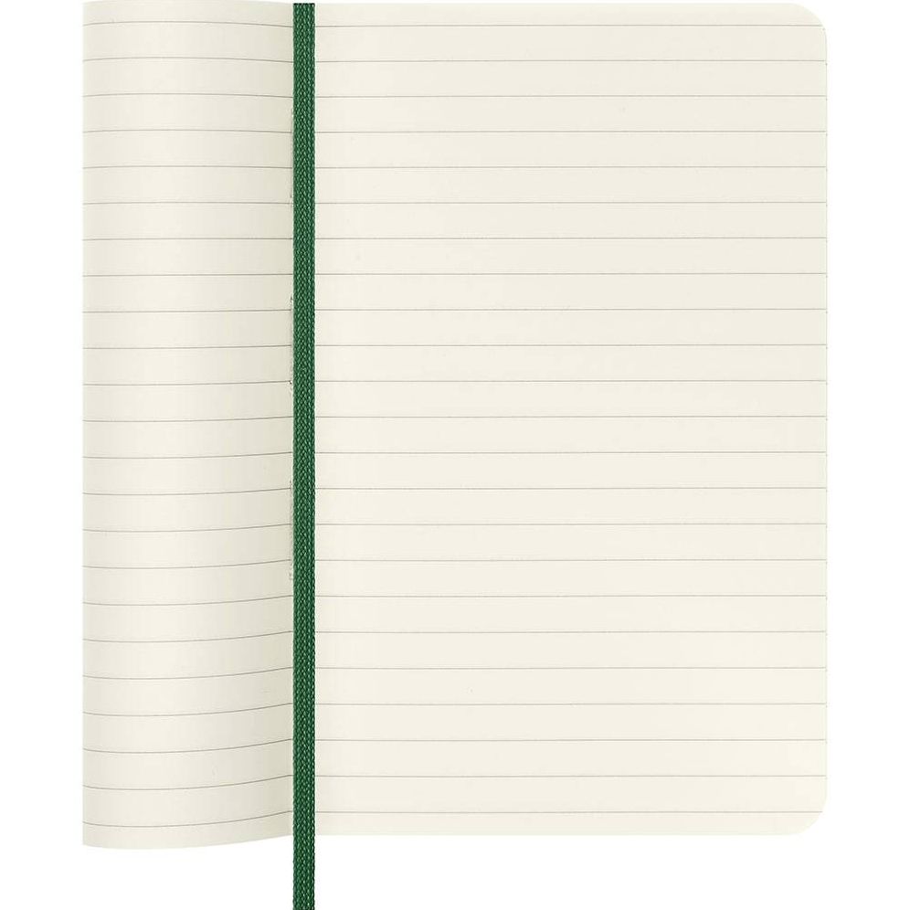 Moleskine Classic Notebook, Pocket, Ruled, Myrtle Green, Soft Cover (3.5 x 5.5)