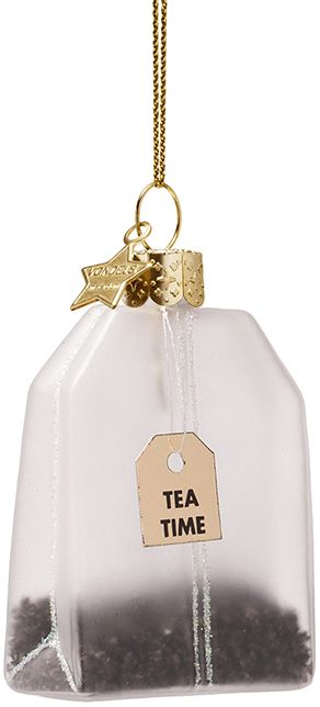 Glass Ornament, Tea Bag