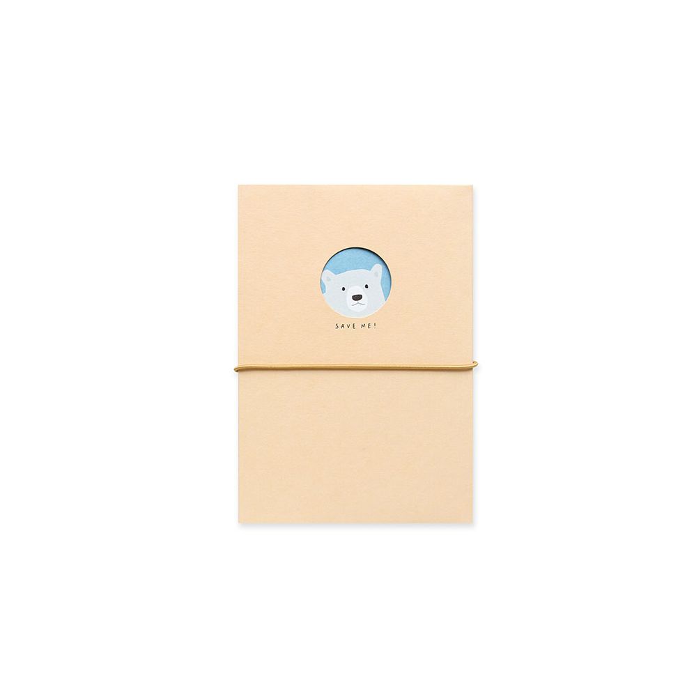 Polar Bear Save Me Lined Journal