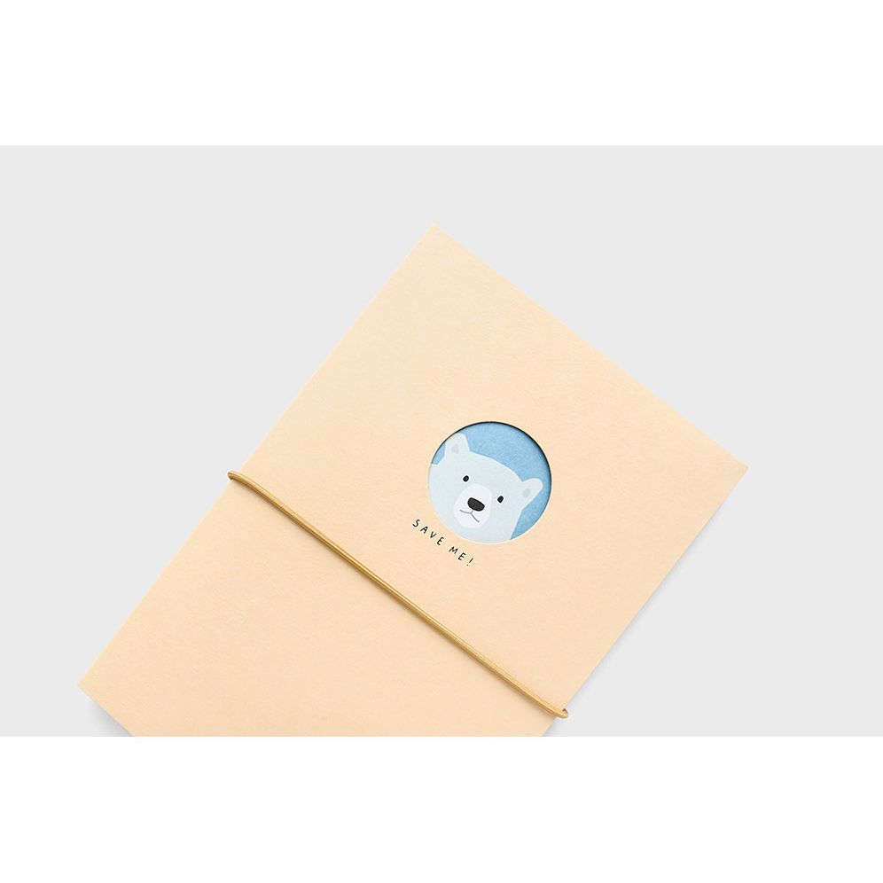 Polar Bear Save Me Lined Journal