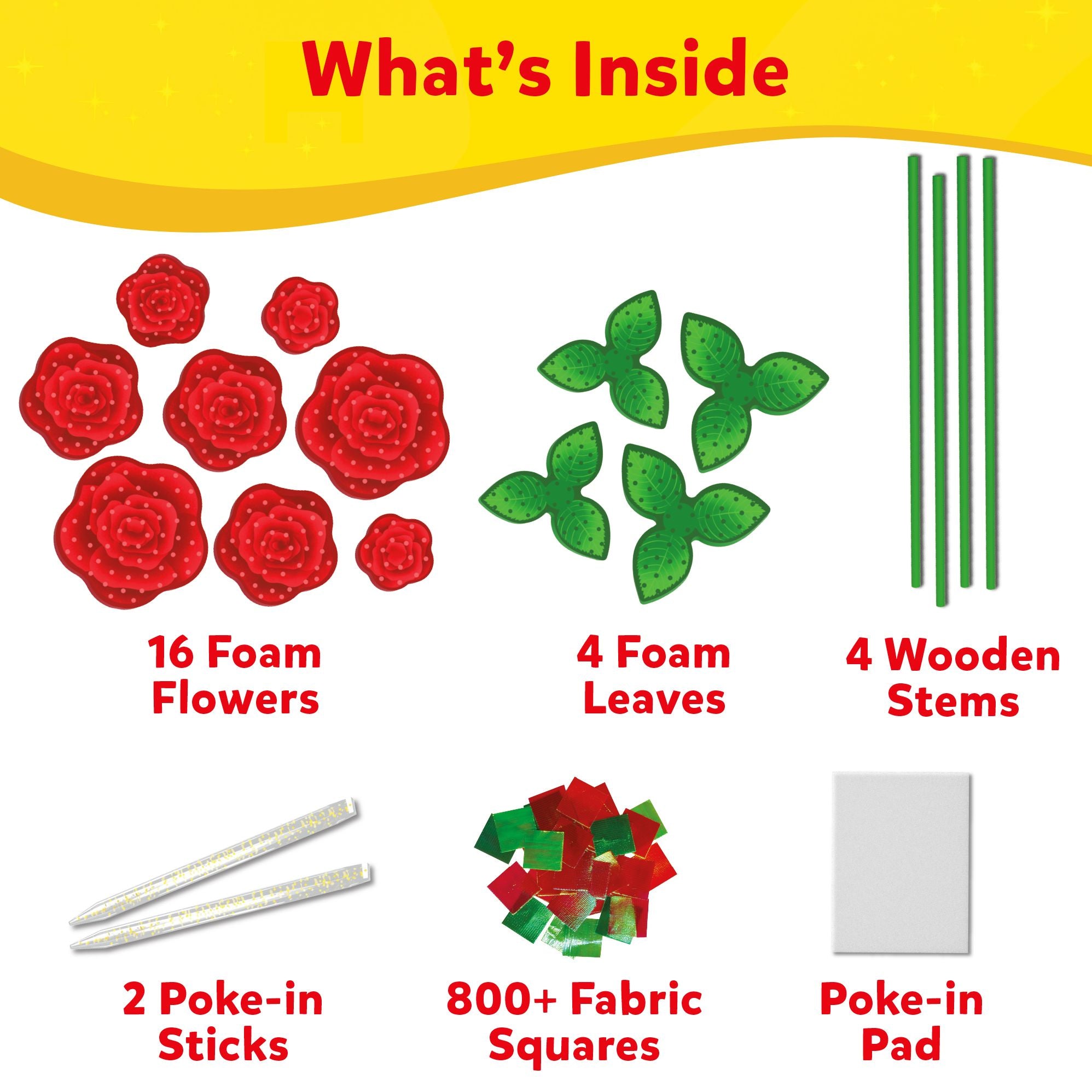 Poke in Art Rose Bouquet