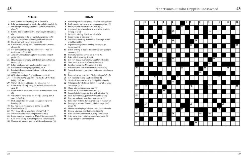 The Times Jumbo Cryptic Crossword: Book 19: 500 World-Famous Crossword Puzzles