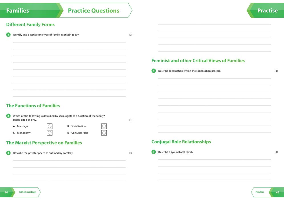 AQA GCSE 9-1 Sociology All-in-One Complete Revision and Practice: Ideal for home learning, 2023 and 2024 exams
