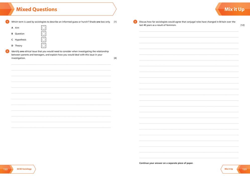 AQA GCSE 9-1 Sociology All-in-One Complete Revision and Practice: Ideal for home learning, 2023 and 2024 exams