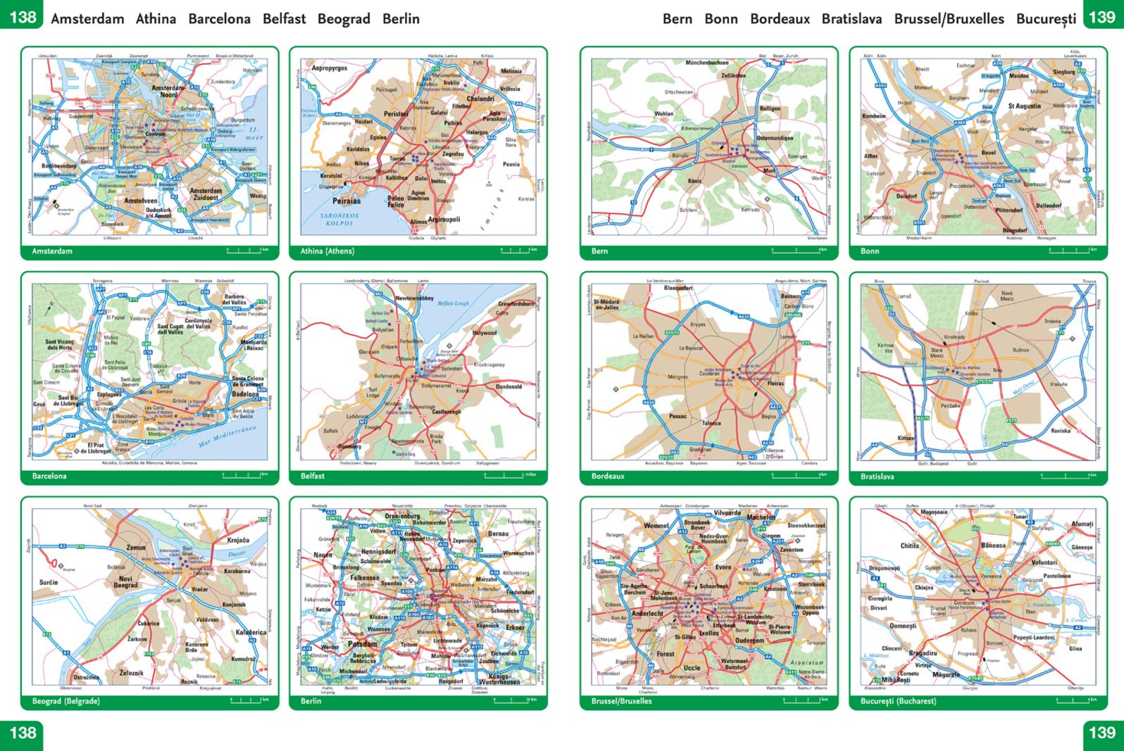 Collins 2026 Big Easy Road Atlas Europe: Spiral bound