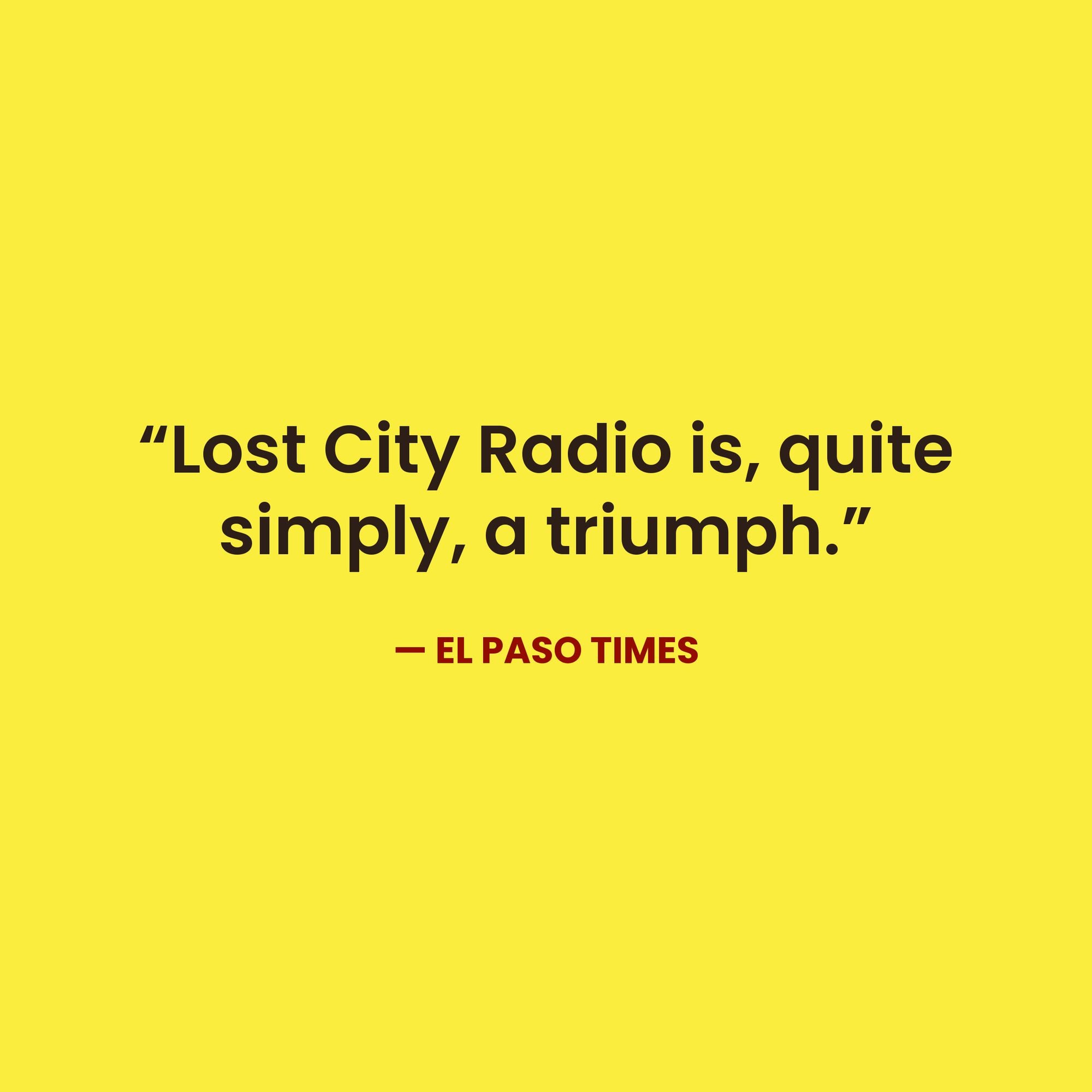 Lost City Radio