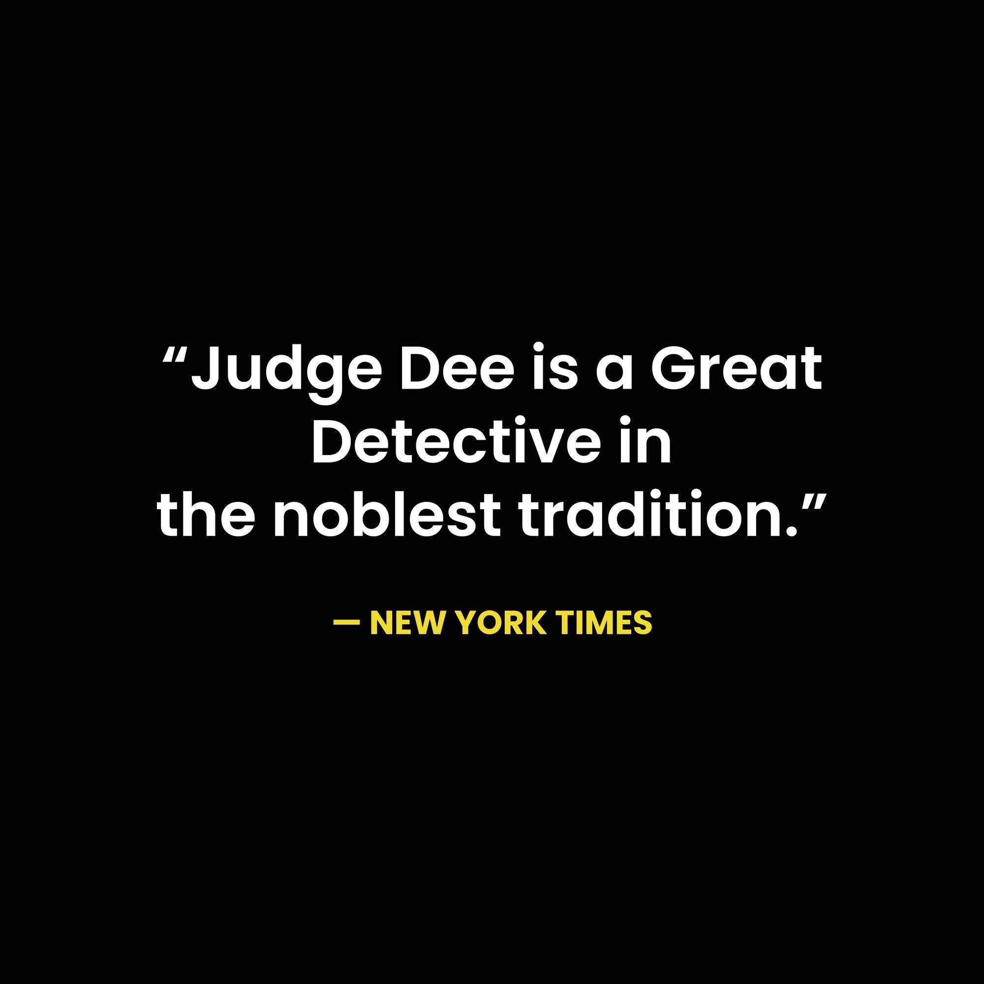 The Chinese Gold Murders: A Judge Dee Detective Story
