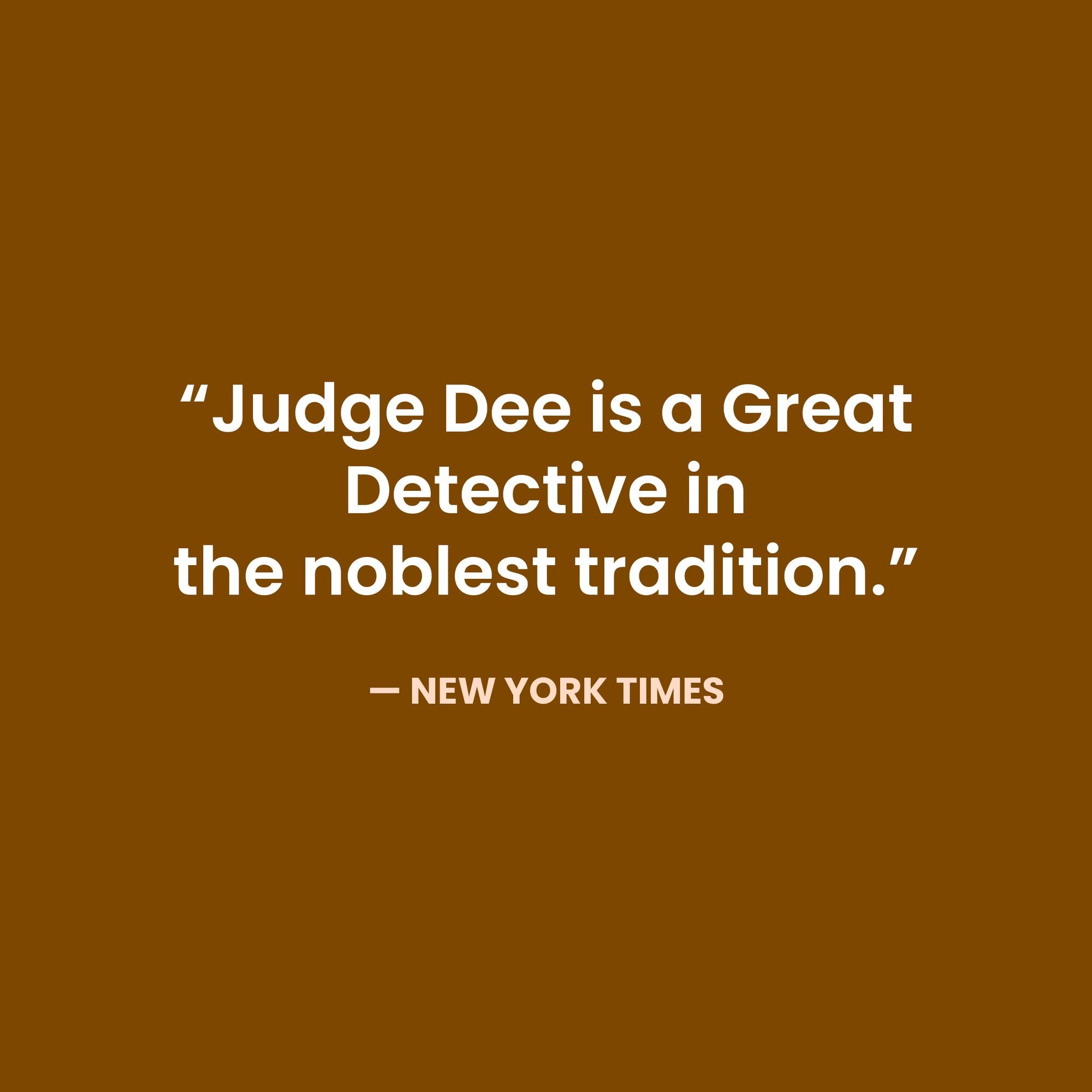 The Chinese Bell Murders: A Judge Dee Detective Story