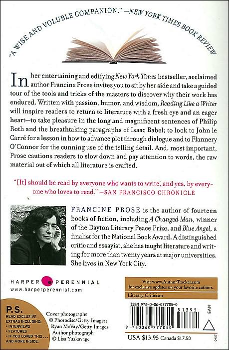 Reading Like a Writer: A Guide for People Who Love Books and for Those Who Want to Write Them