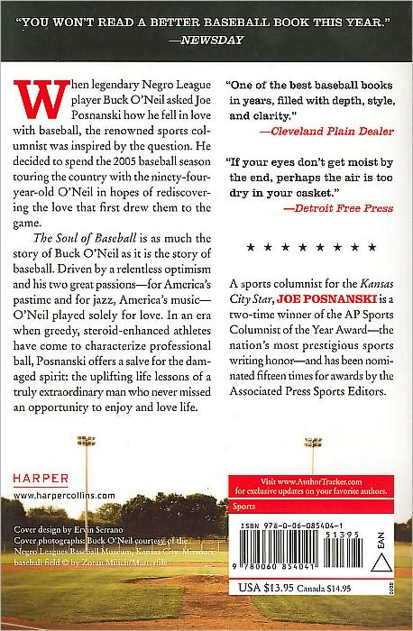 The Soul of Baseball: A Road Trip Through Buck O'Neil's America