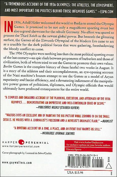 Berlin Games: How the Nazis Stole the Olympic Dream