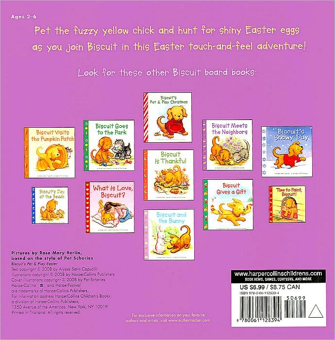 Biscuit's Pet & Play Easter: A Touch & Feel Book: An Easter And Springtime Book For Kids