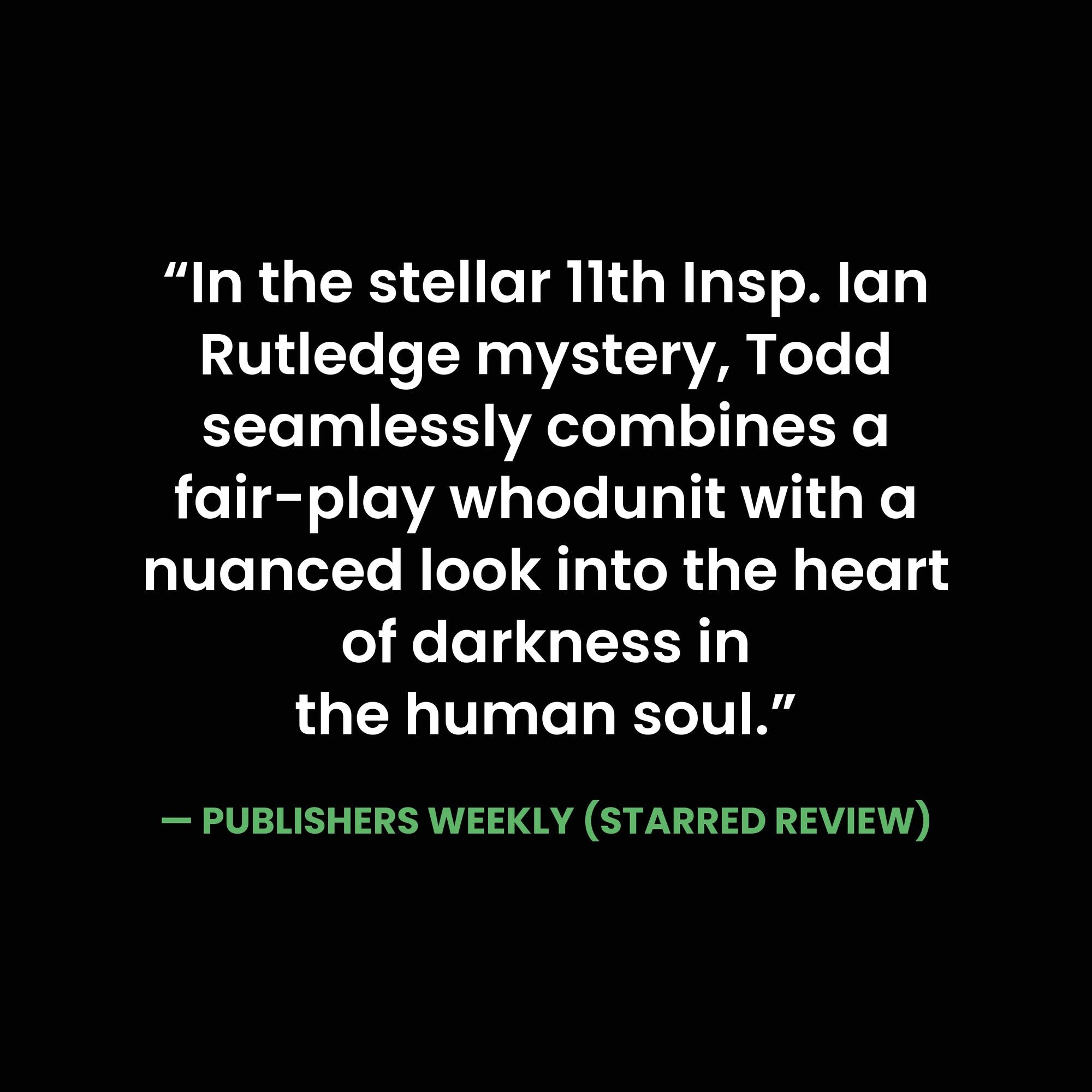 A Matter of Justice (Inspector Ian Rutledge Series #11)