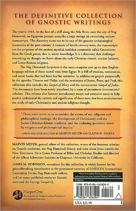 The Nag Hammadi Scriptures: The Revised and Updated Translation of Sacred Gnostic Texts Complete in One Volume