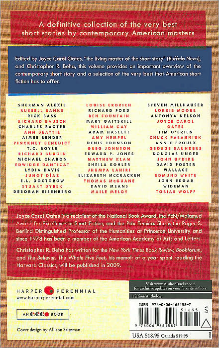 The Ecco Anthology of Contemporary American Short Fiction