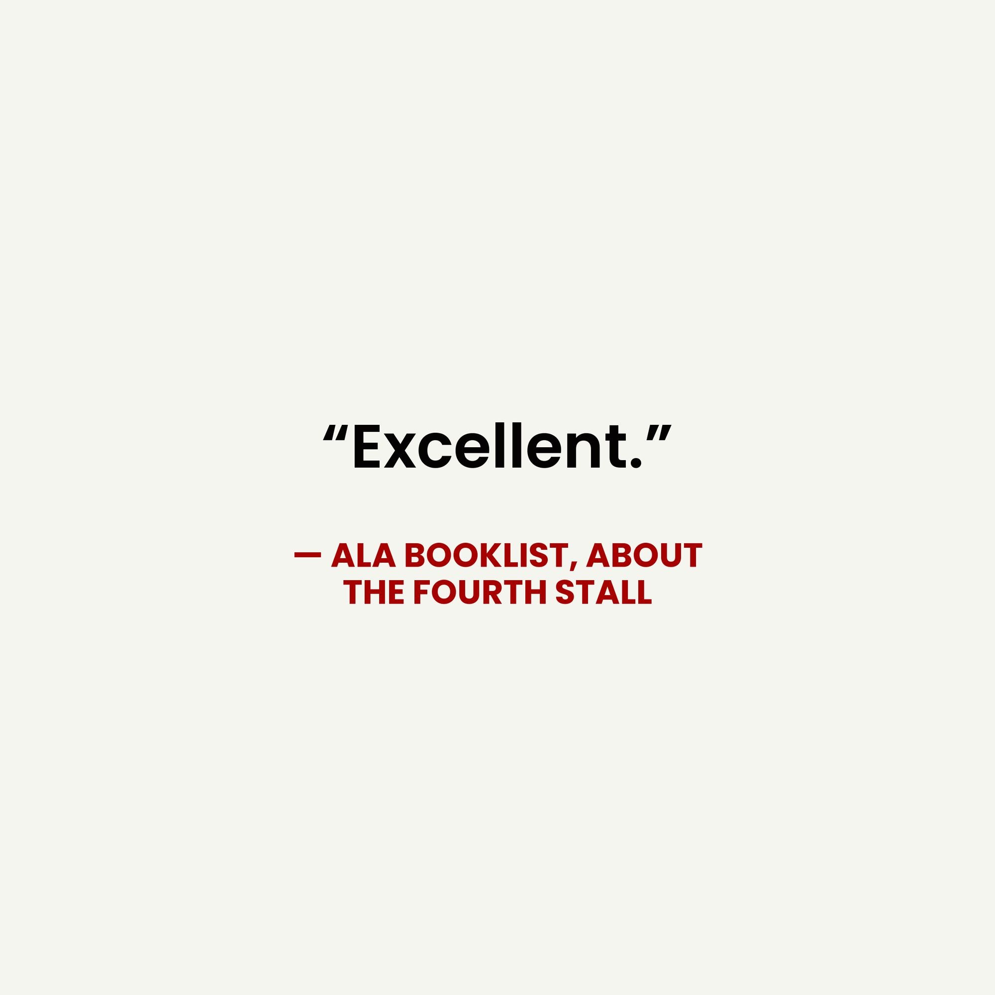 The Fourth Stall Part III