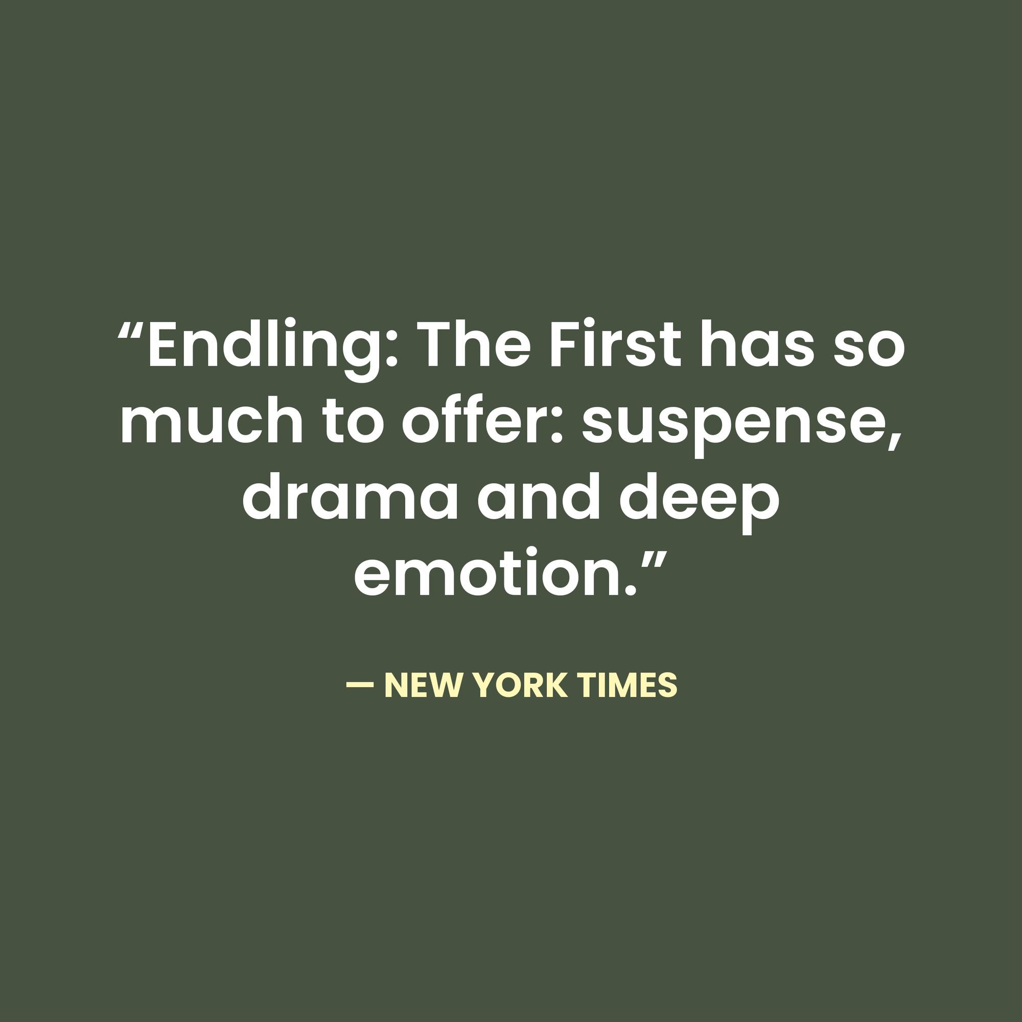 The First (Endling Series #2)