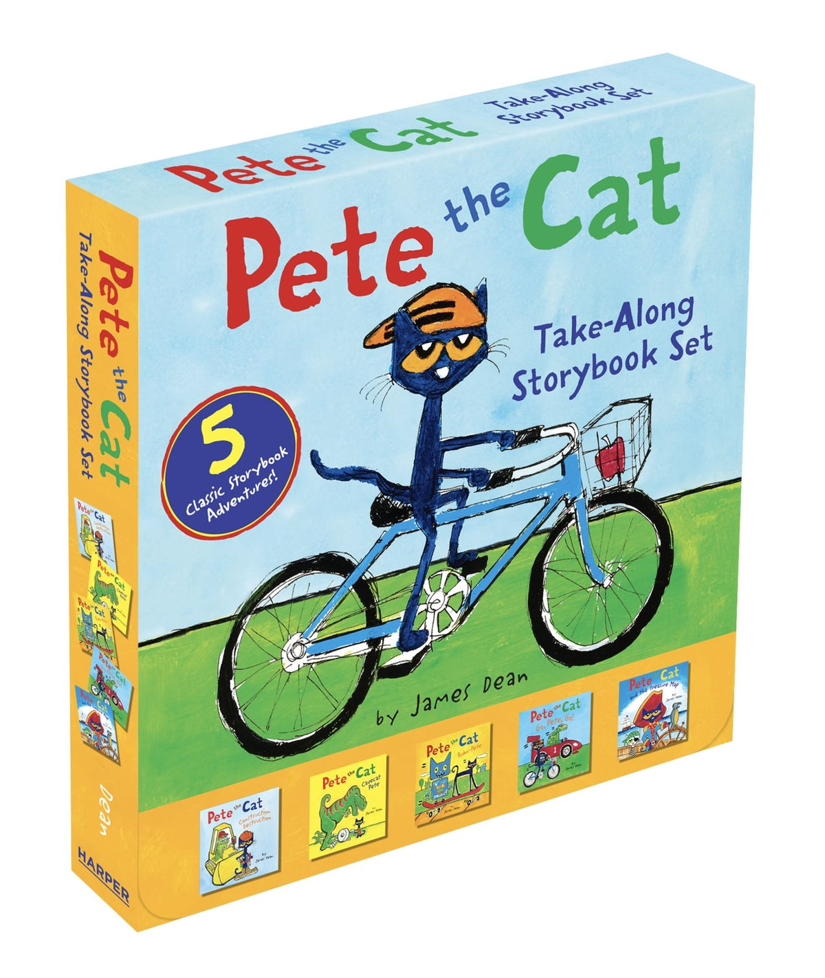 Pete the Cat Take-Along Storybook Set: A Box of 5 Books