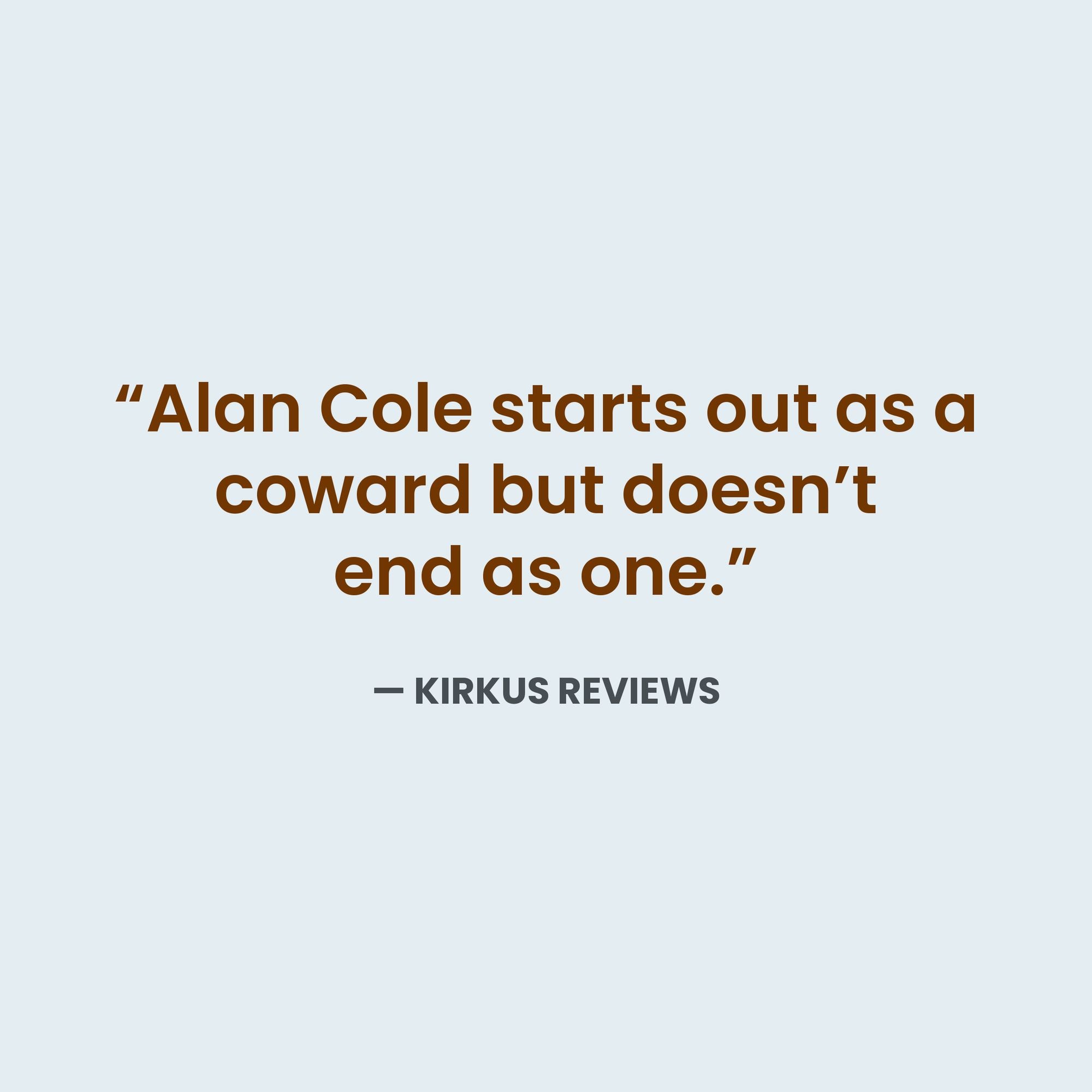 Alan Cole Is Not a Coward