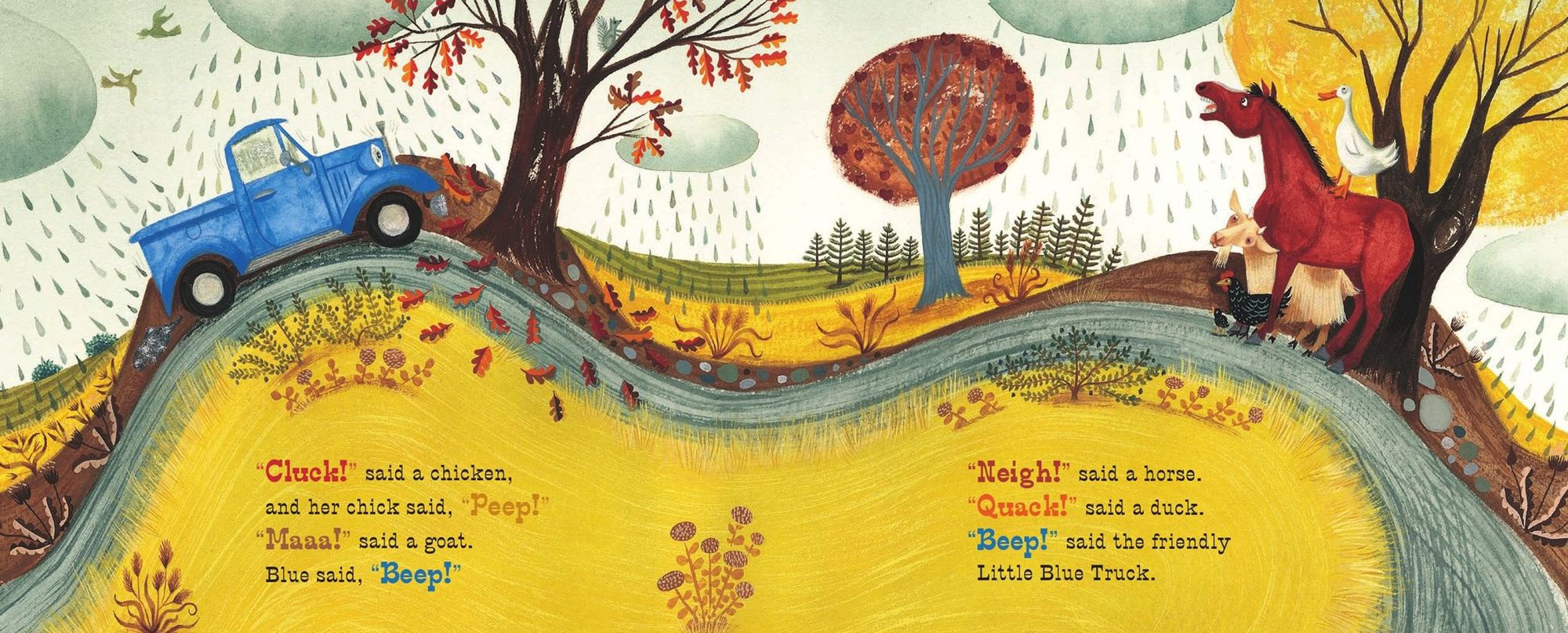 Little Blue Truck Milestone Edition: Book and Milestone Cards