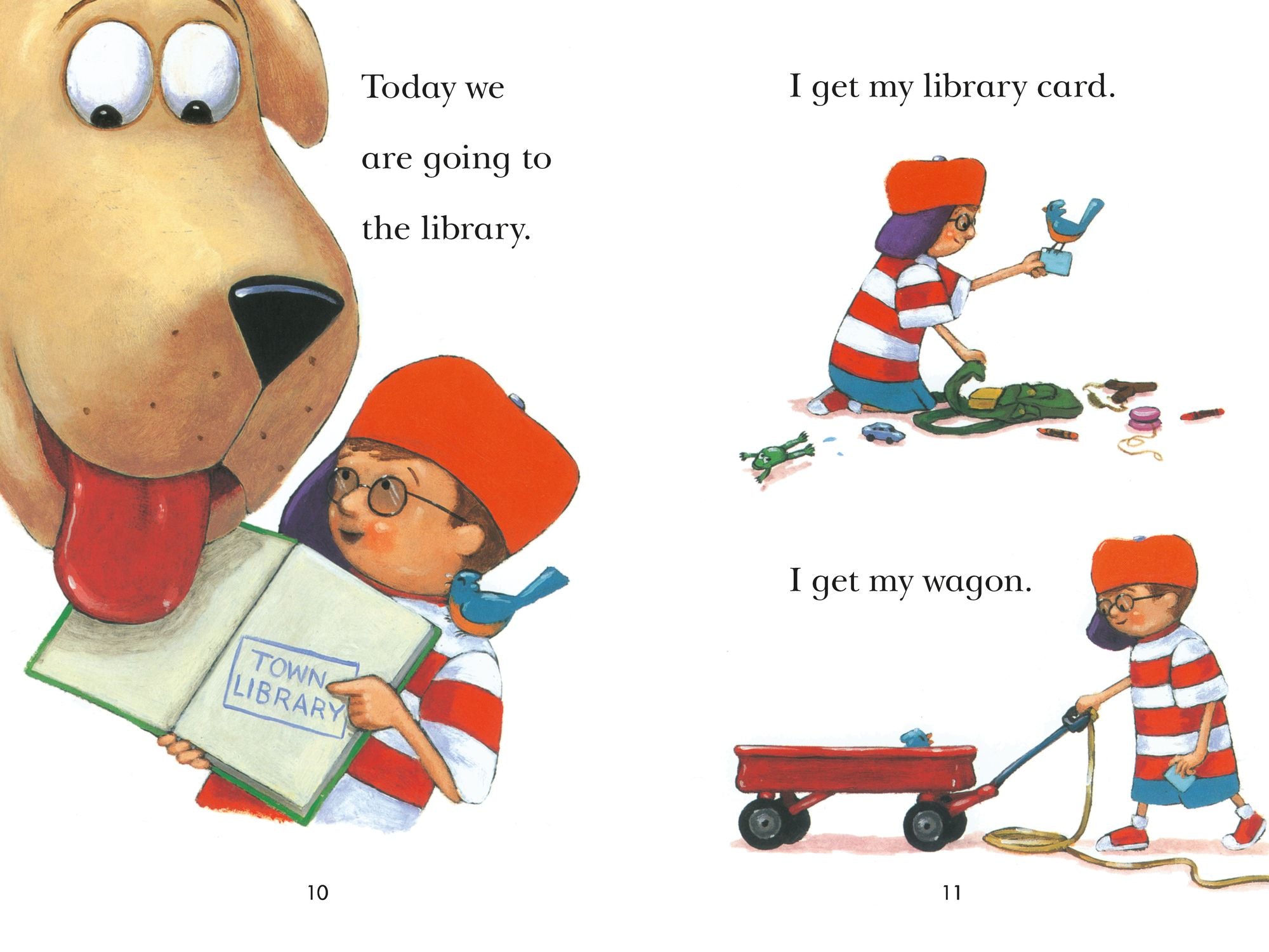 Tiny Goes to the Library