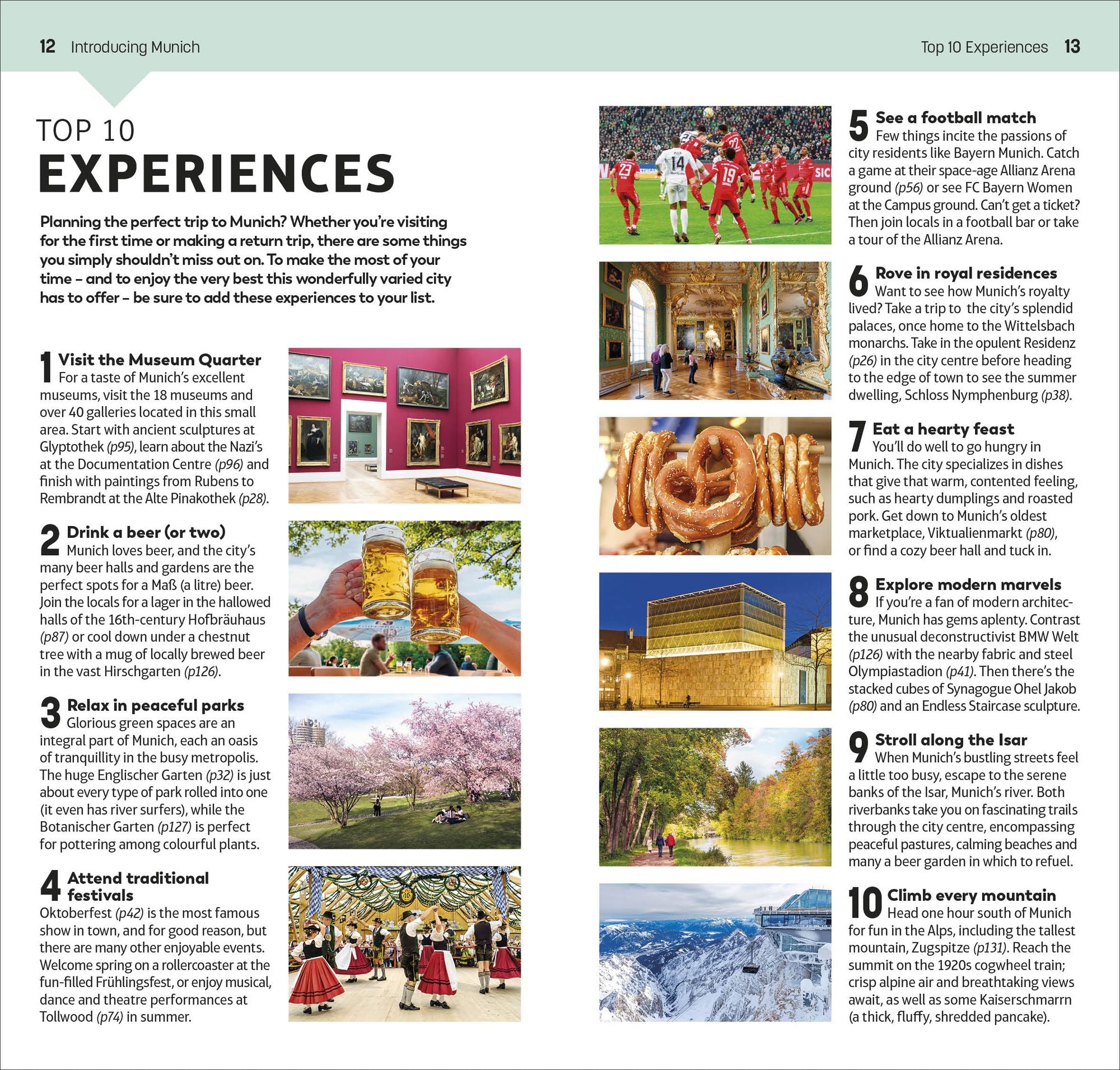 DK Top 10 Munich: Top 10 lists for your perfect trip, plus an all-weather folded map