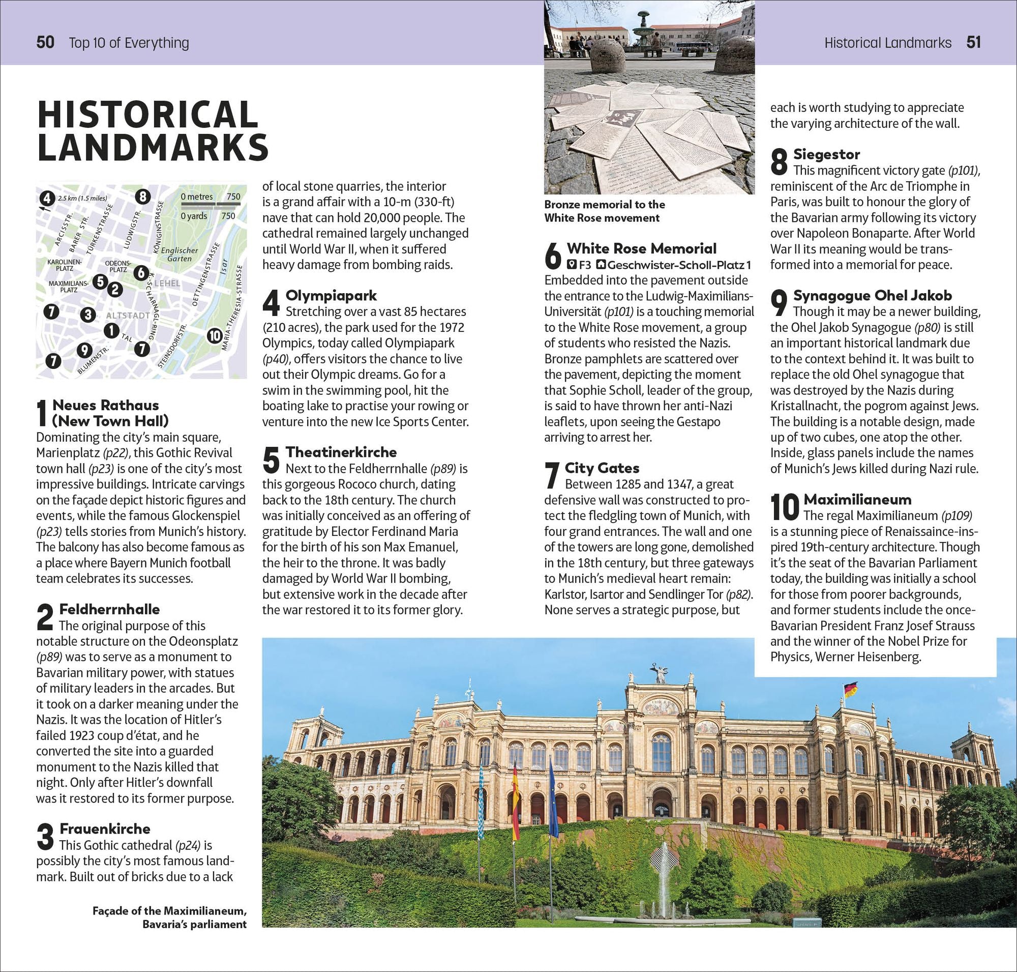DK Top 10 Munich: Top 10 lists for your perfect trip, plus an all-weather folded map