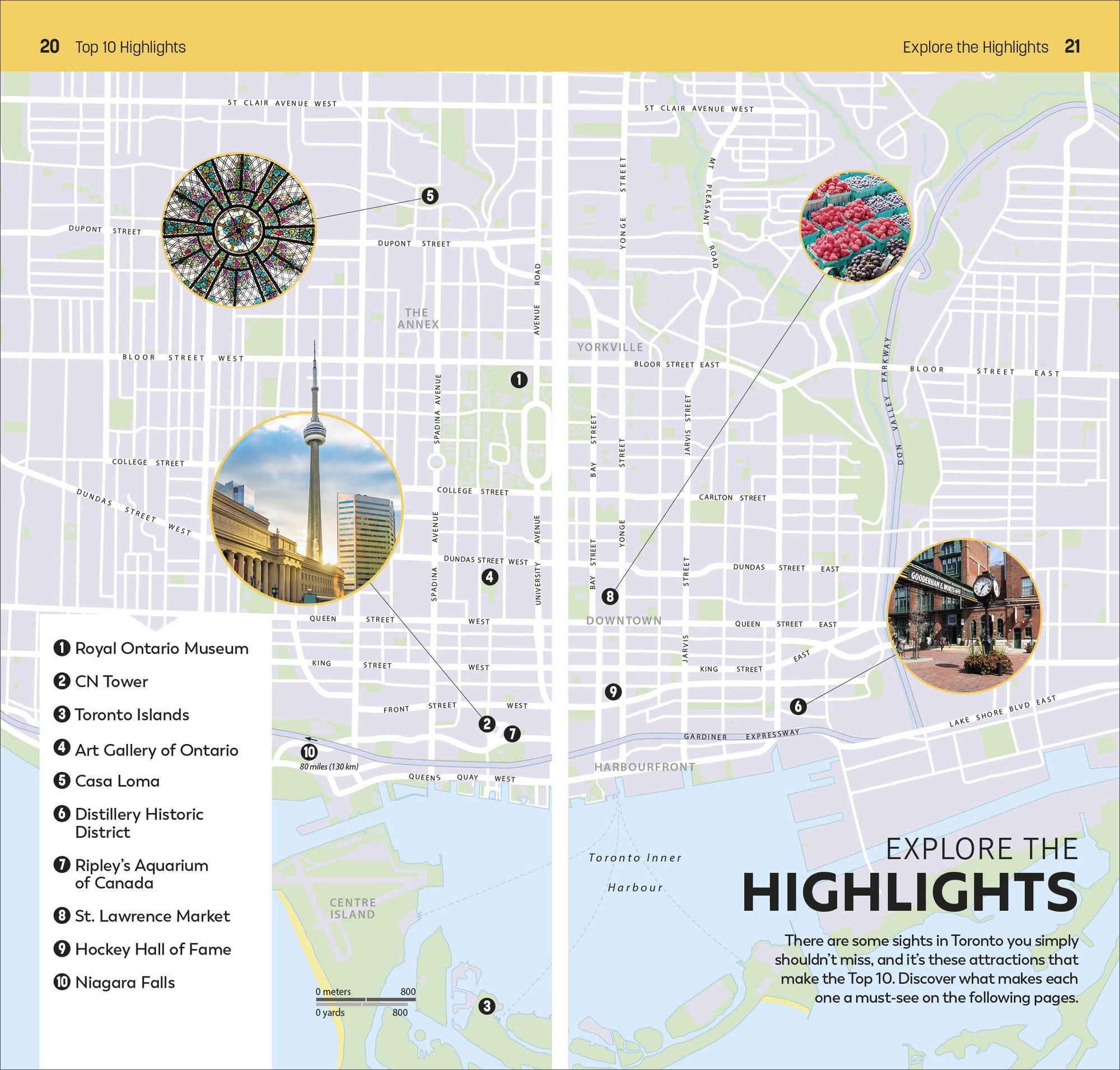 DK Top 10 Toronto: Top 10 lists for your perfect trip, plus an all-weather folded map