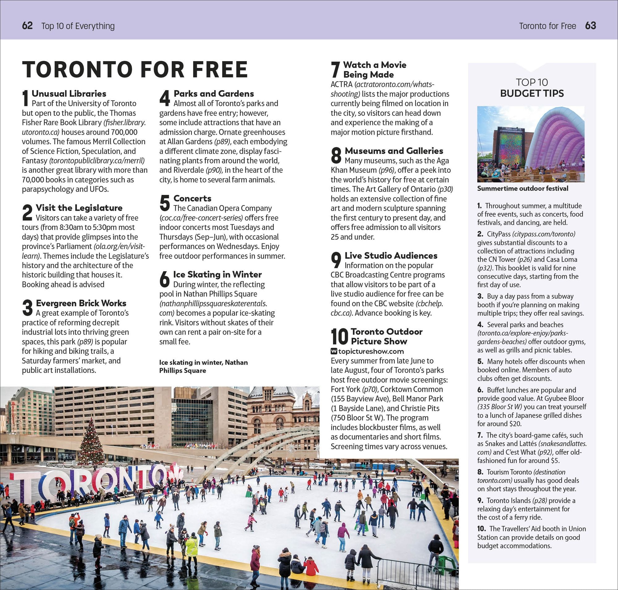 DK Top 10 Toronto: Top 10 lists for your perfect trip, plus an all-weather folded map