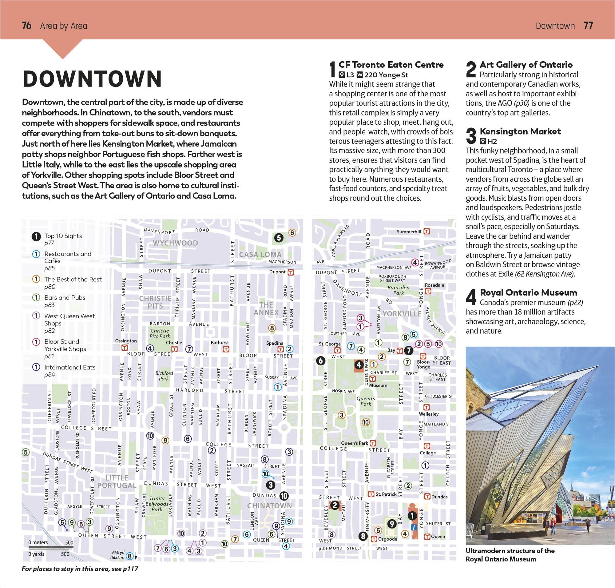 DK Top 10 Toronto: Top 10 lists for your perfect trip, plus an all-weather folded map