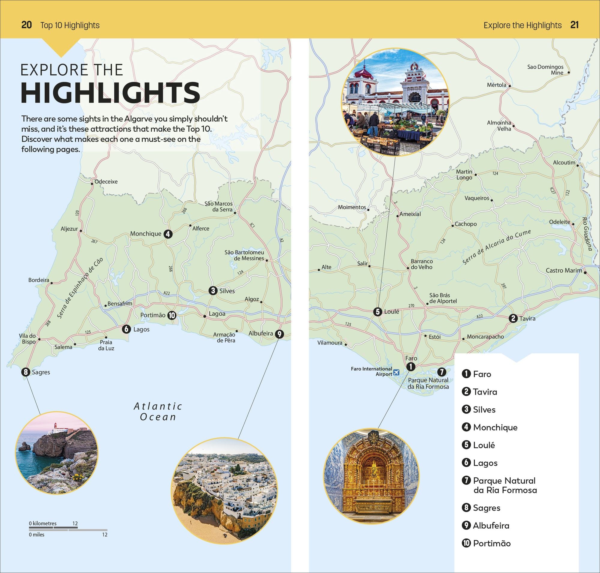 DK Top 10 The Algarve: Top 10 lists for your perfect trip, plus an all-weather folded map