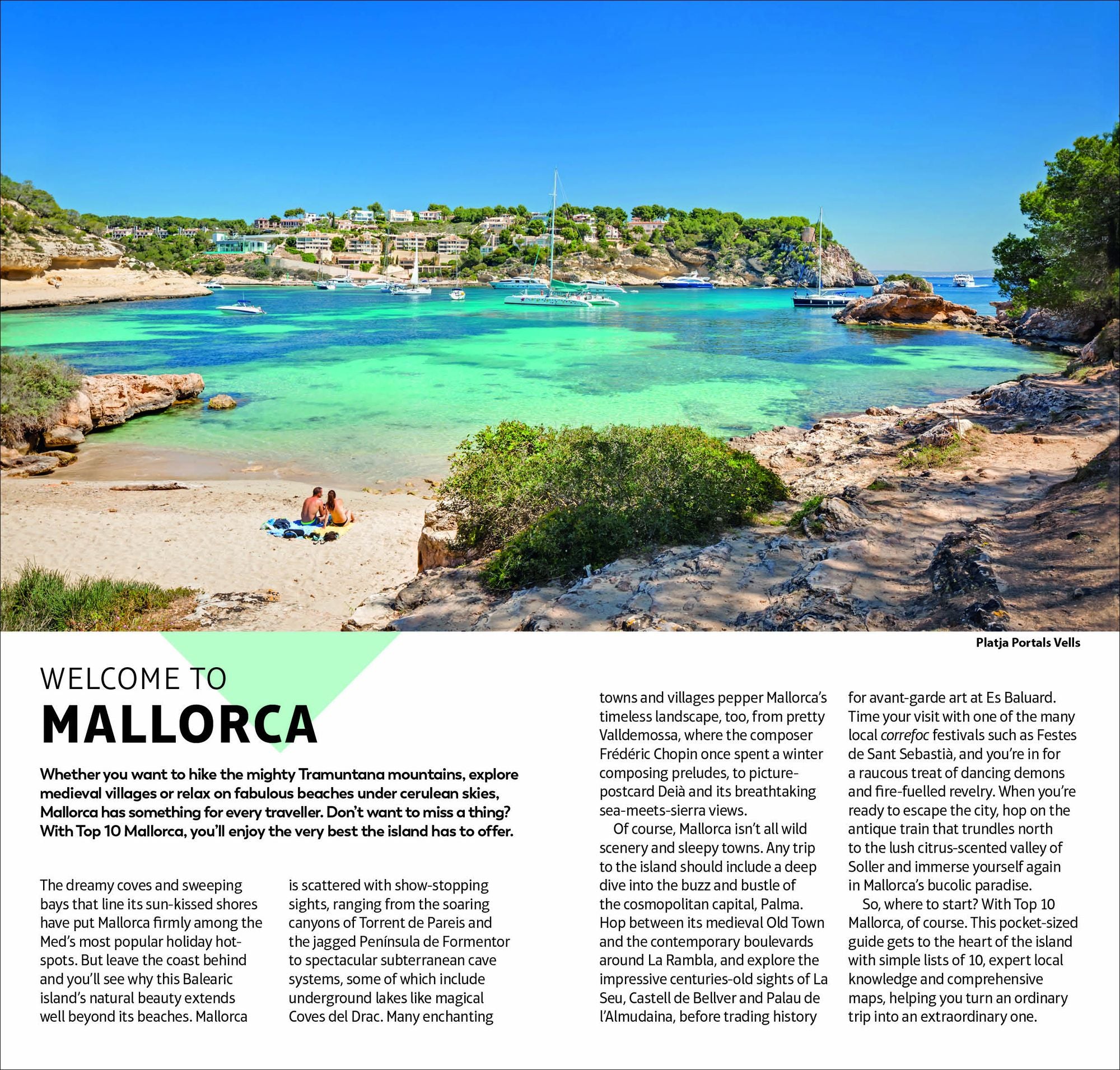 DK Top 10 Mallorca: Top 10 lists for your perfect trip, plus an all-weather folded map