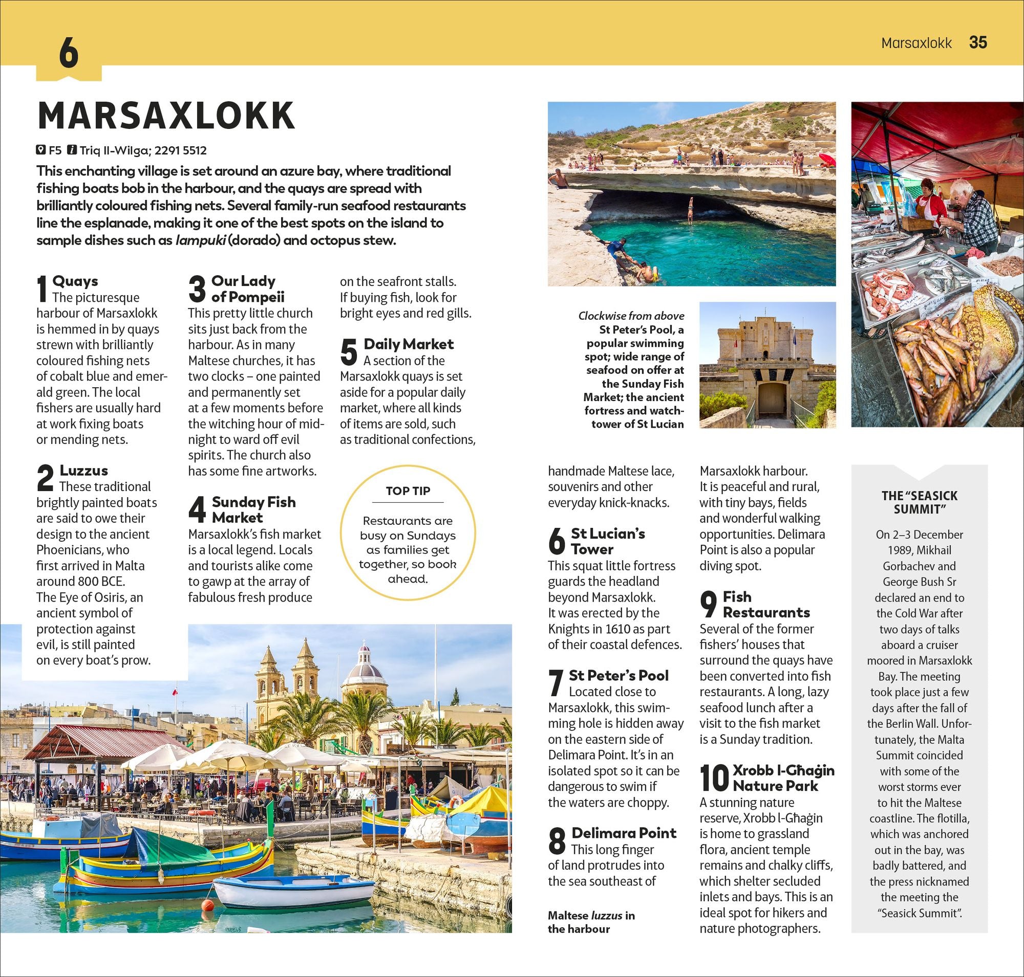 DK Top 10 Malta and Gozo: Top 10 lists for your perfect trip, plus an all-weather folded map