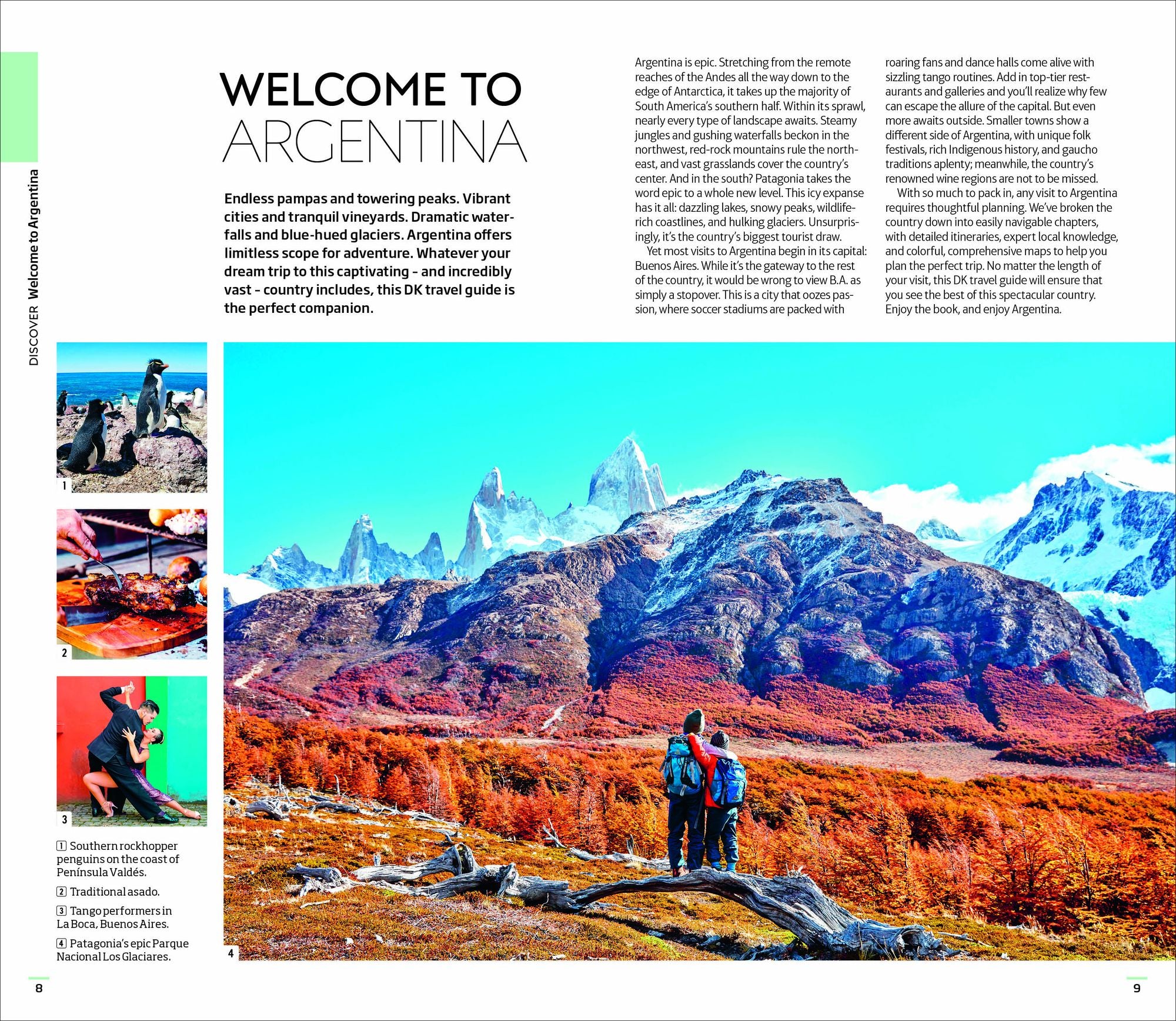 DK Argentina: Must-See Sights. Culture & History. Detailed Maps & Tours. Covers Buenos Aires, Patagonia, Mendoza,