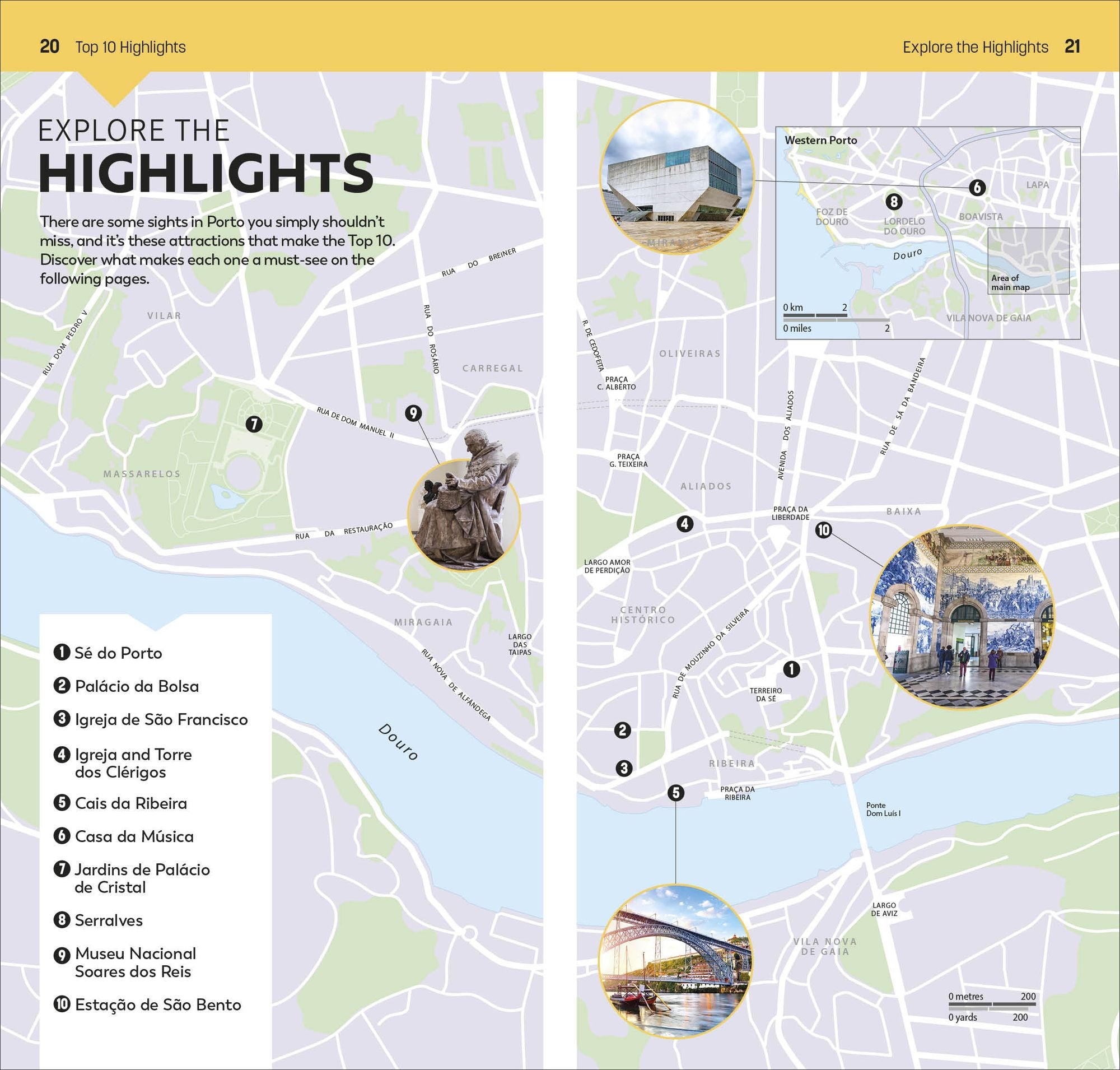 DK Top 10 Porto: Top 10 lists for your perfect trip, plus an all-weather folded map