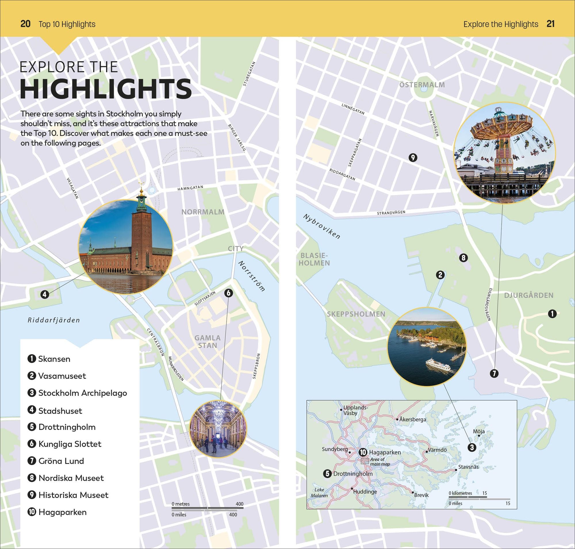DK Top 10 Stockholm: Top 10 lists for your perfect trip, plus an all-weather folded map