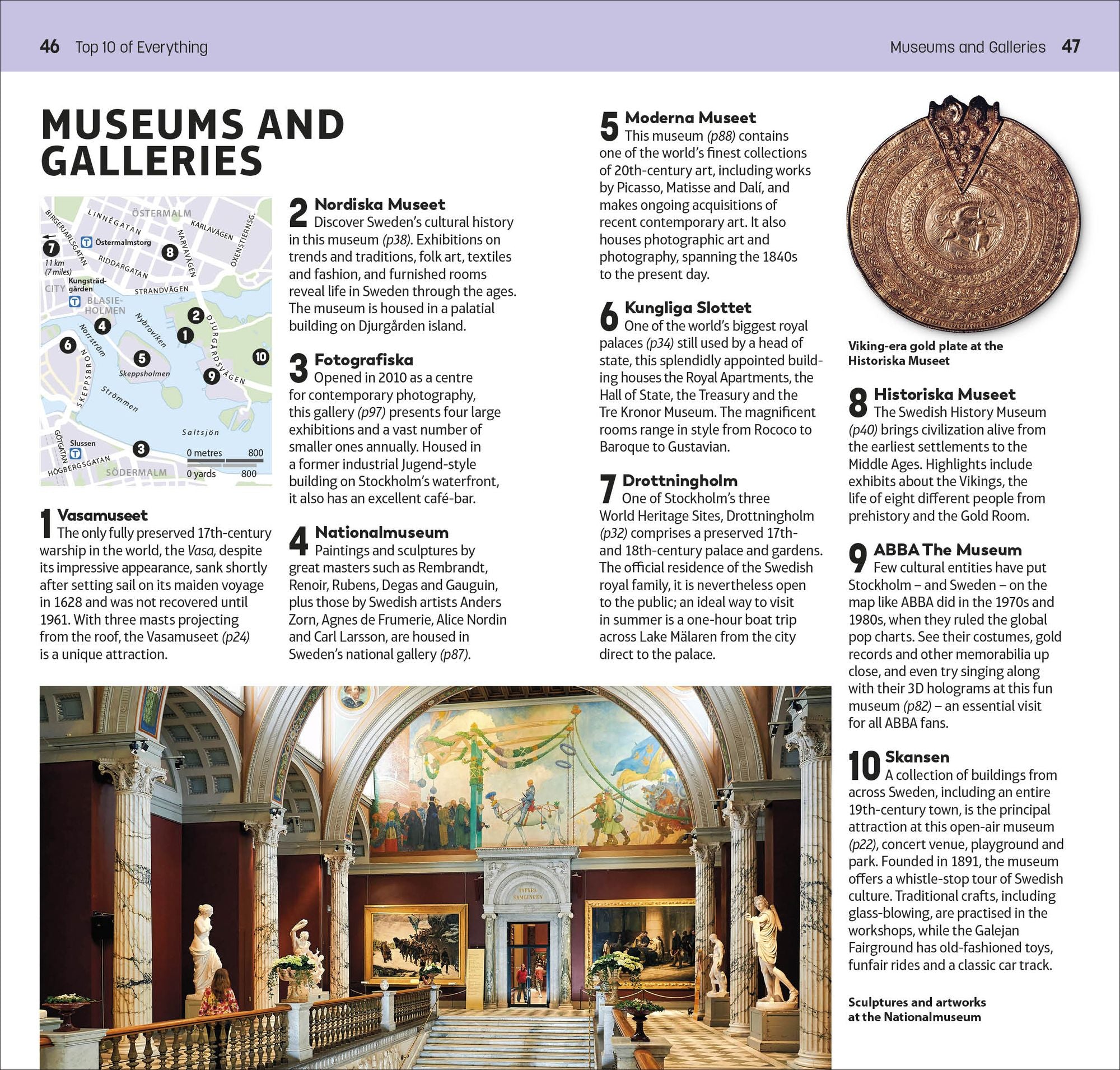 DK Top 10 Stockholm: Top 10 lists for your perfect trip, plus an all-weather folded map