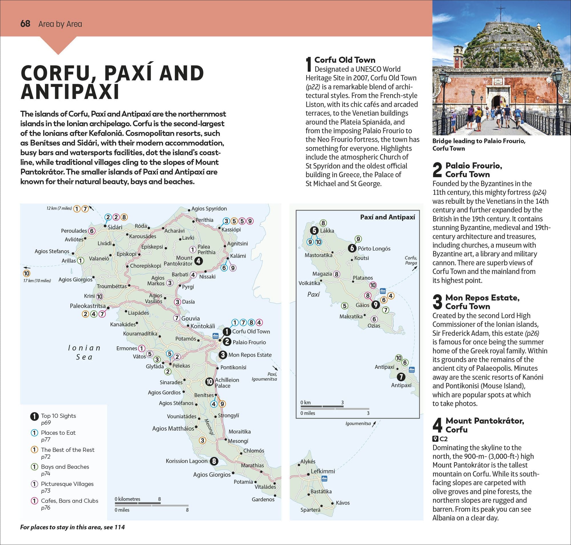DK Top 10 Corfu and the Ionian Islands: Top 10 lists for your perfect trip, plus an all-weather folded map