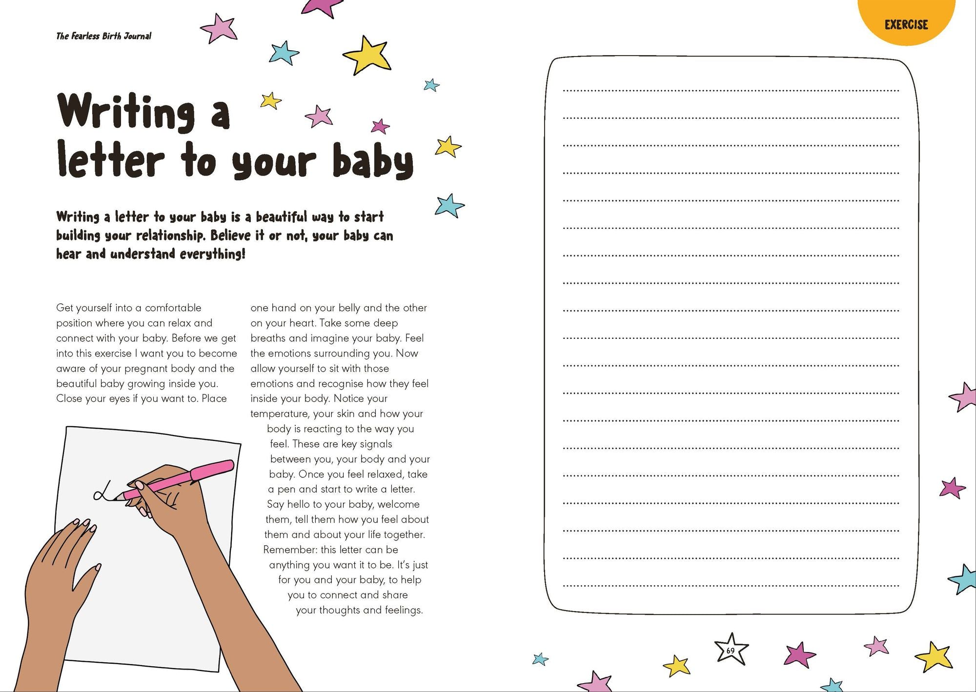 The Fearless Birth Journal: Growing Your Mind-Body Connection Throughout Pregnancy