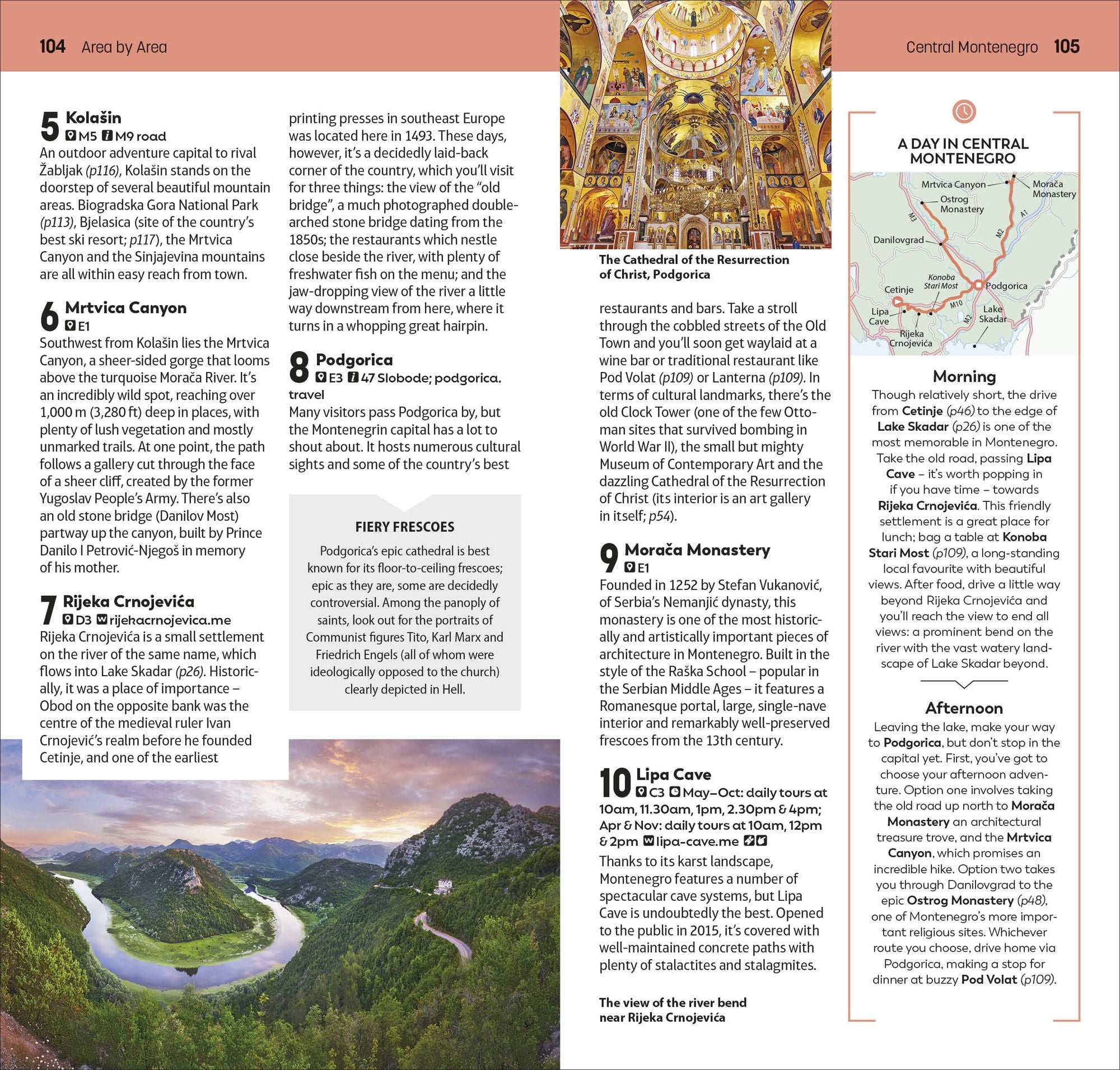 DK Top 10 Montenegro: Top 10 lists for your perfect trip, plus an all-weather folded map