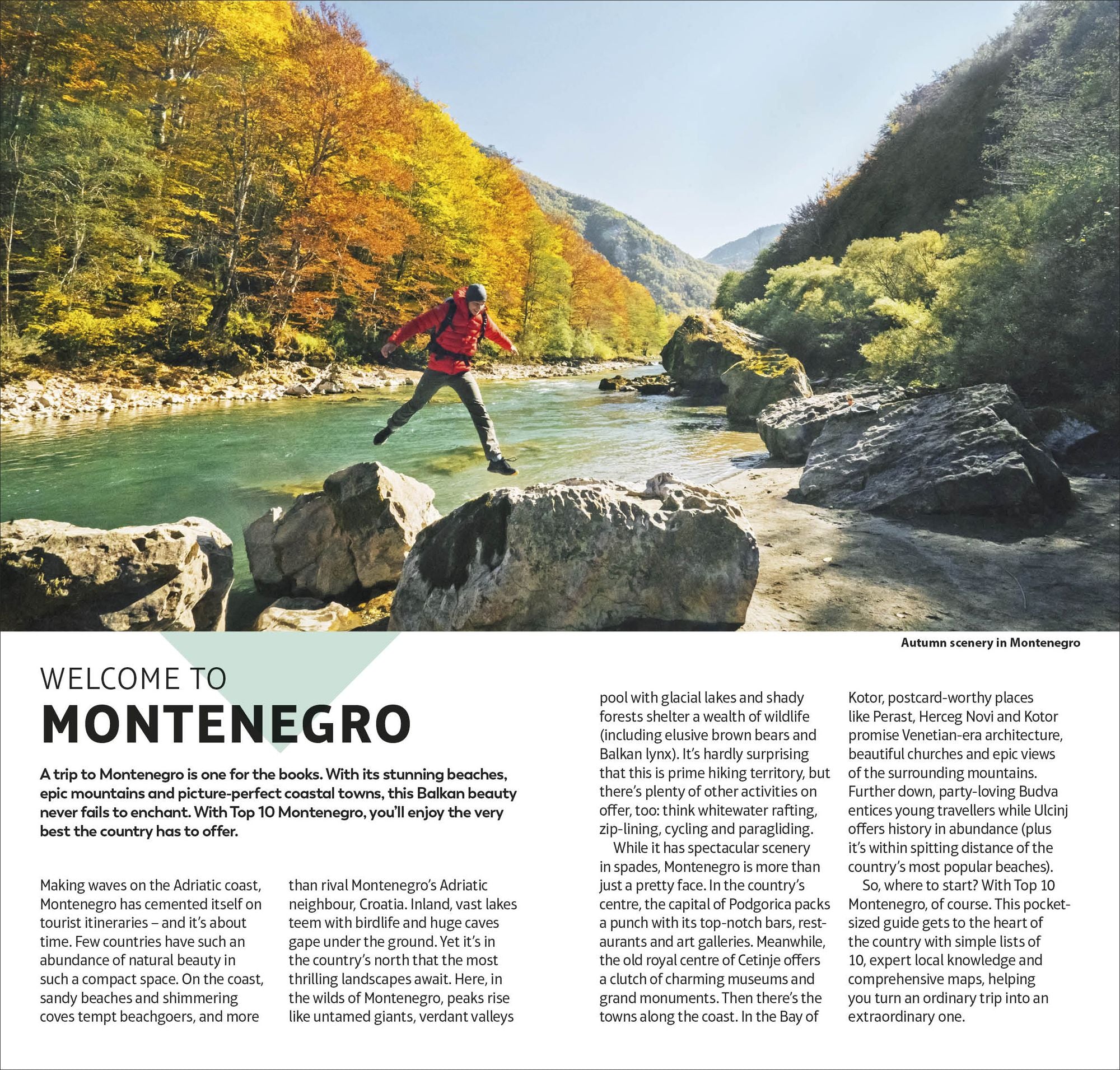 DK Top 10 Montenegro: Top 10 lists for your perfect trip, plus an all-weather folded map