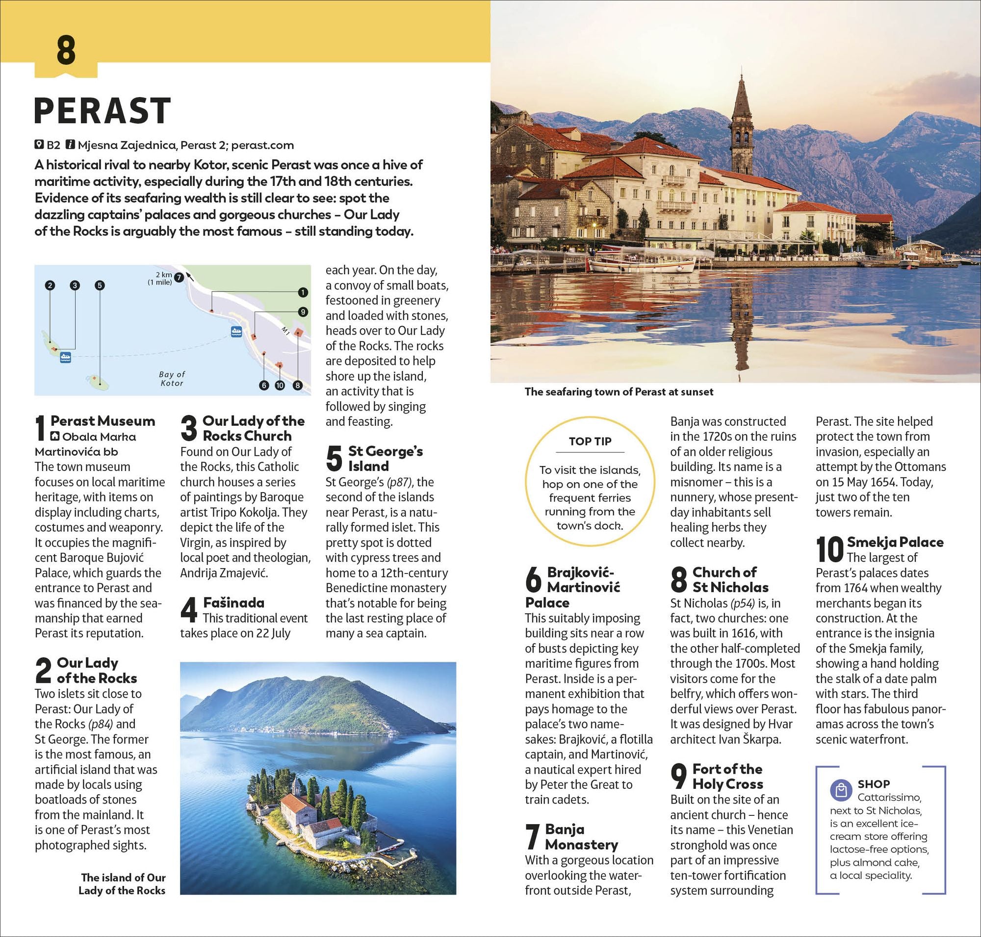 DK Top 10 Montenegro: Top 10 lists for your perfect trip, plus an all-weather folded map