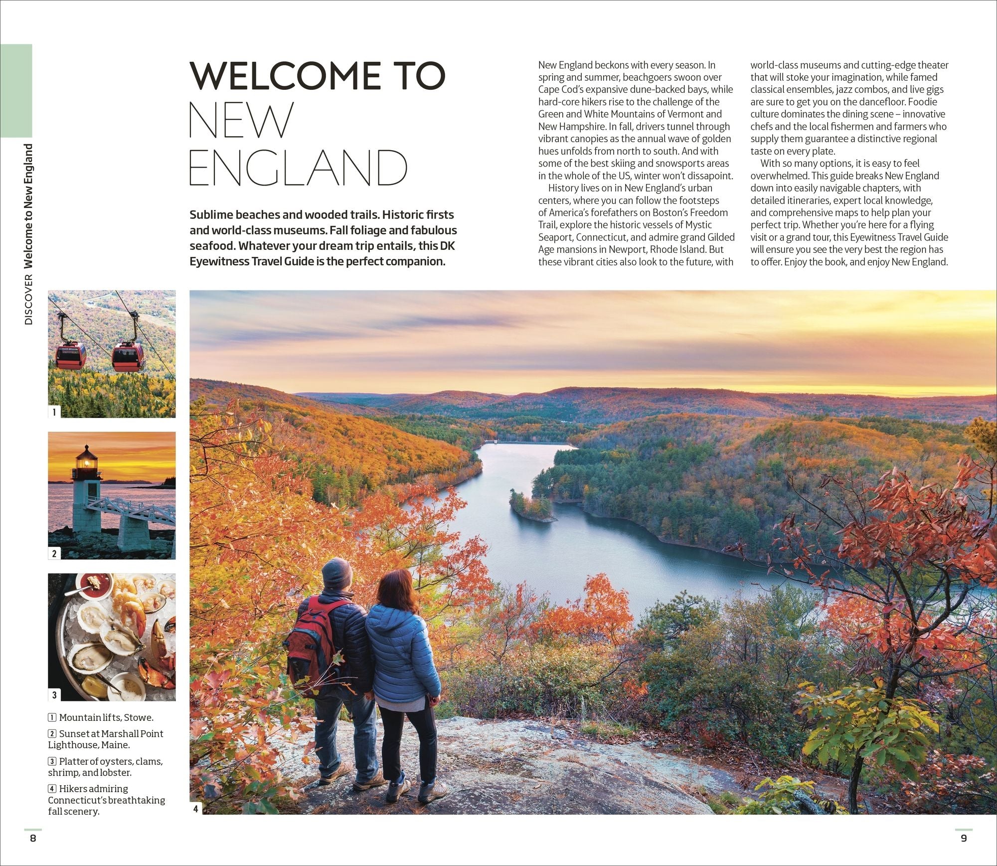 DK New England: Must-See Sights. Culture & History. Detailed Maps & Tours. Covers Boston, Cape Cod, Newport, & more