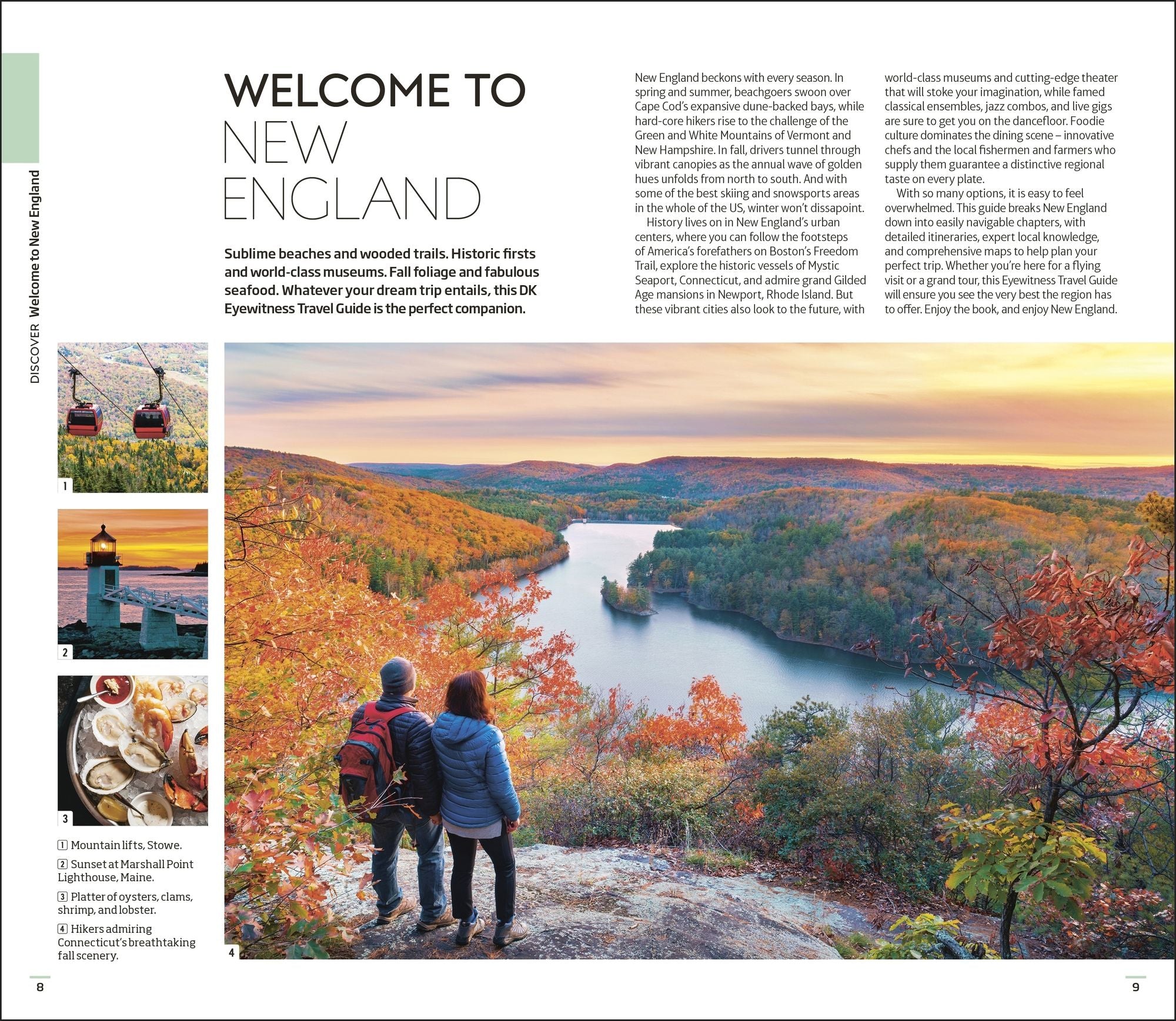 DK New England: Must-See Sights. Culture & History. Detailed Maps & Tours. Covers Boston, Cape Cod, Newport, & more