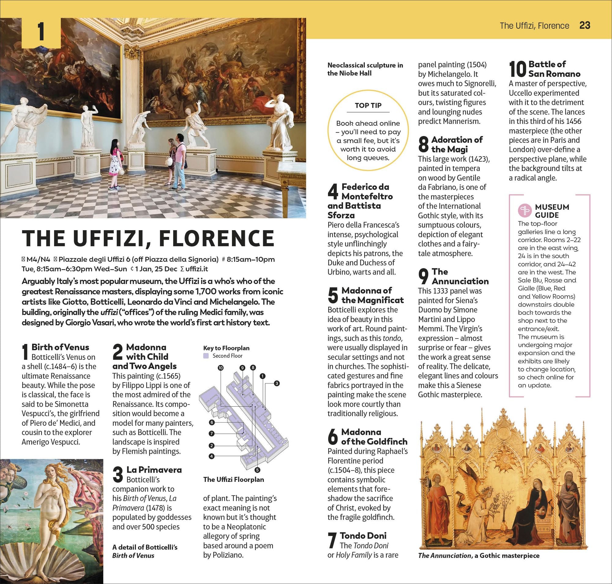 DK Top 10 Florence and Tuscany: Top 10 lists for your perfect trip, plus an all-weather folded map