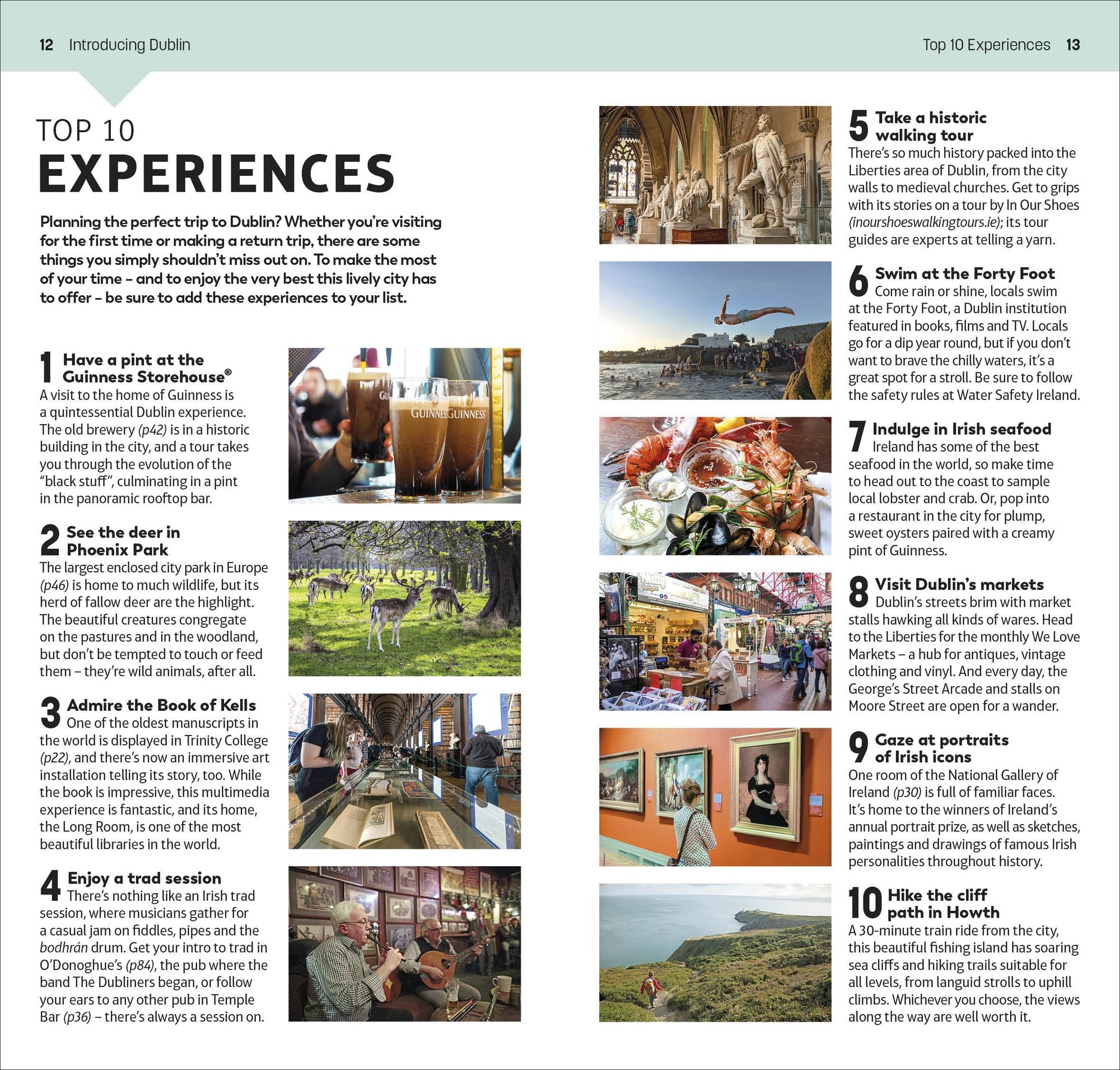 DK Top 10 Dublin: Top 10 lists for your perfect trip, plus an all-weather folded map